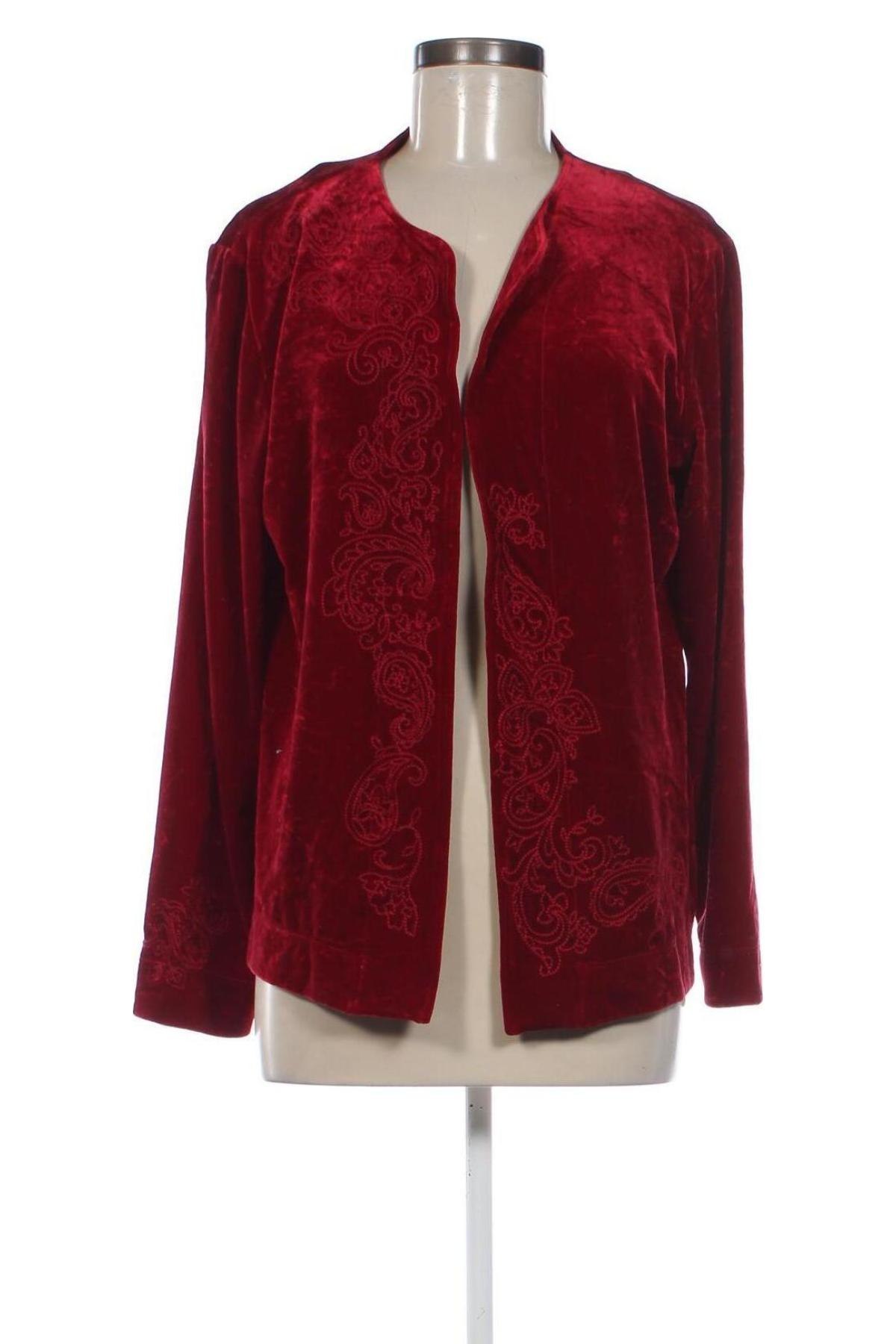 Cardigan de damă Chico's, Mărime L, Culoare Roșu, Preț 51,99 Lei