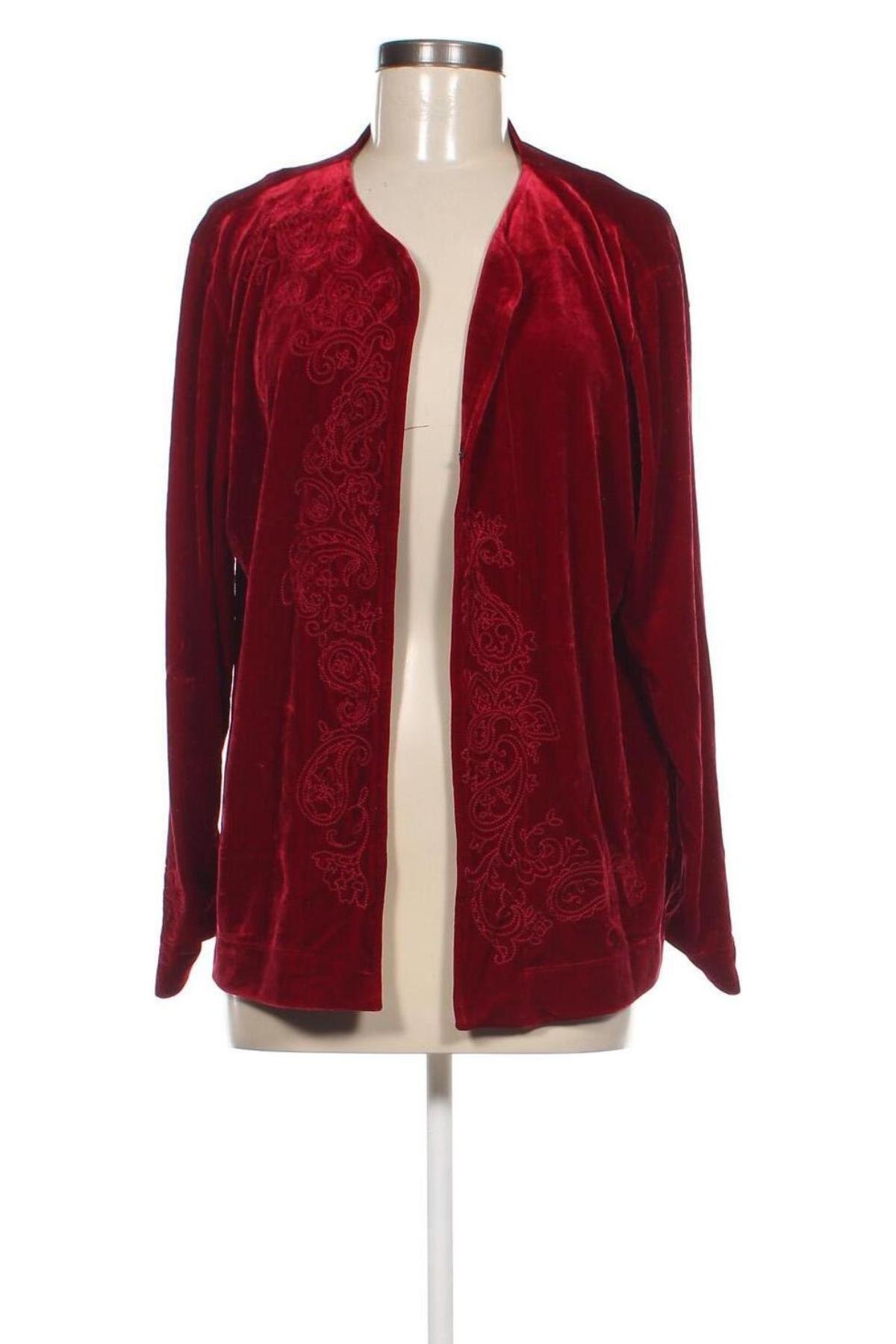 Cardigan de damă Chico's, Mărime M, Culoare Roșu, Preț 60,99 Lei