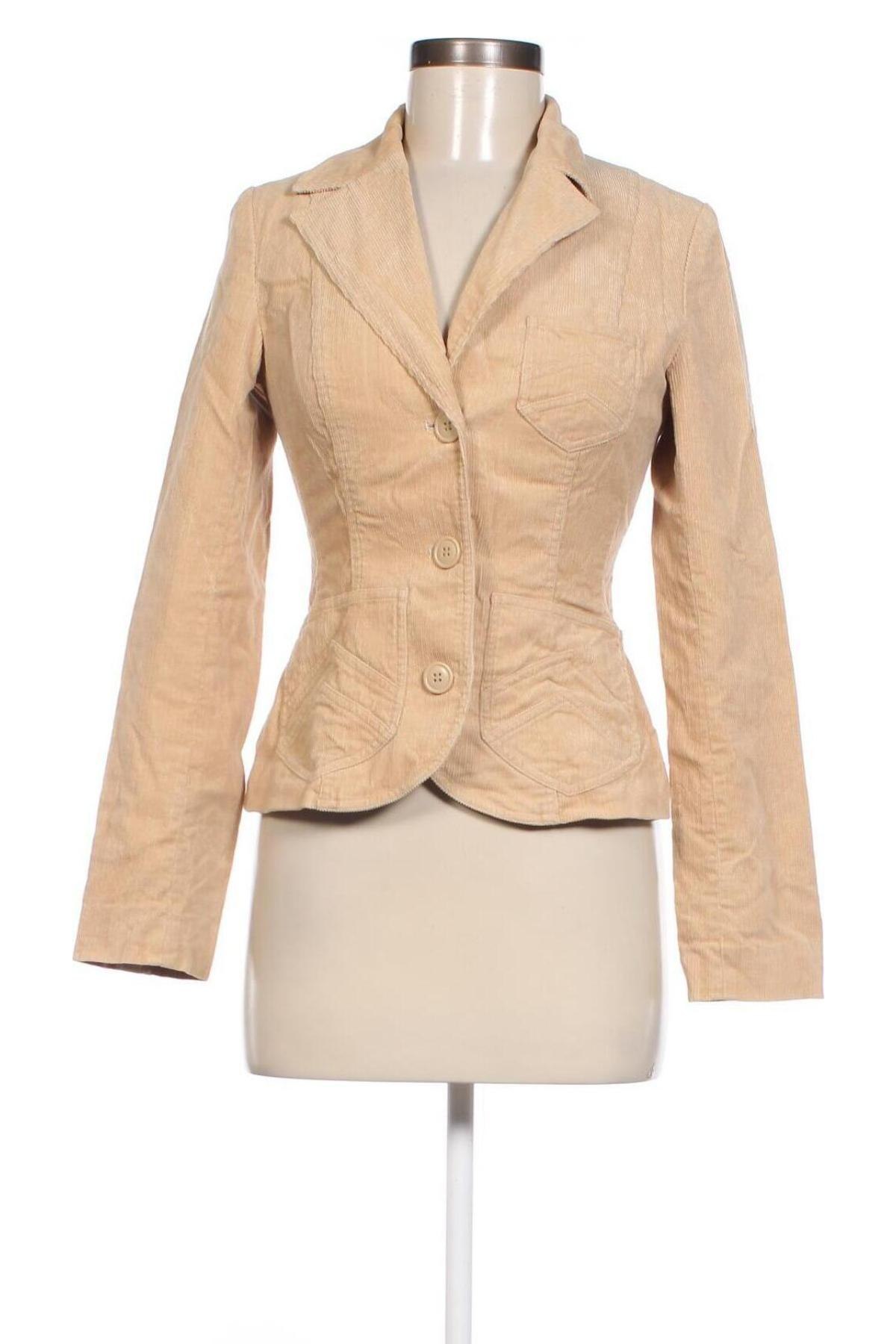 Damen Blazer H&M Divided, Größe XS, Farbe Beige, Preis € 12,99