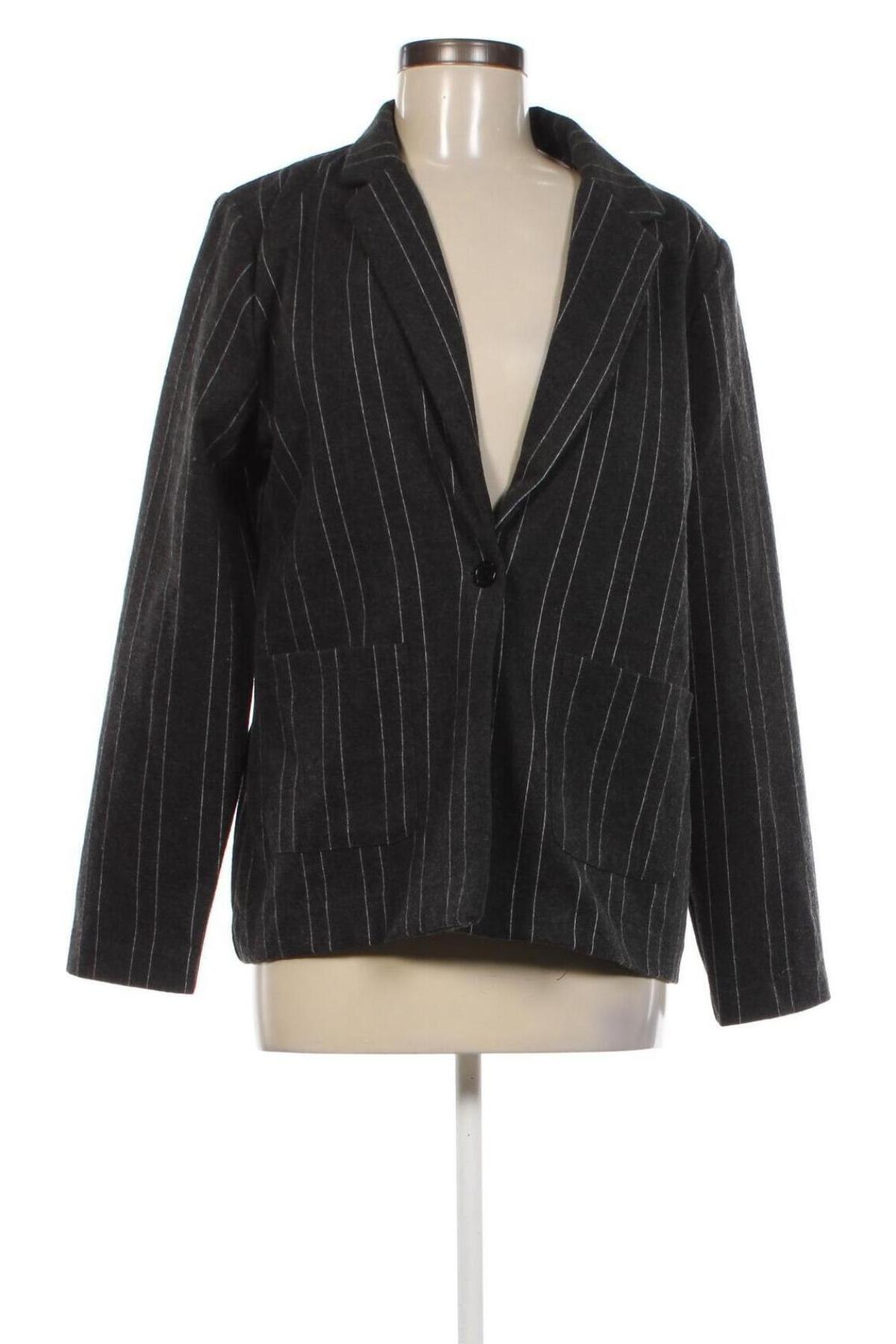 Damen Blazer Ichi, Größe L, Farbe Grau, Preis 21,99 €