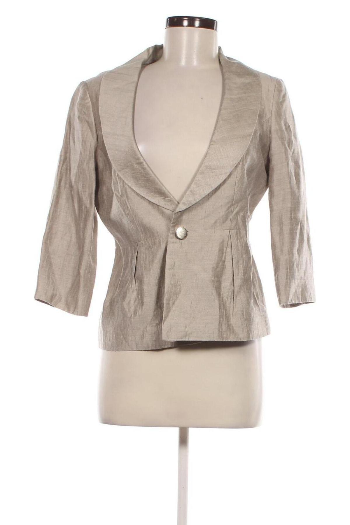 Damen Blazer Kaliko, Größe S, Farbe Beige, Preis 24,49 €