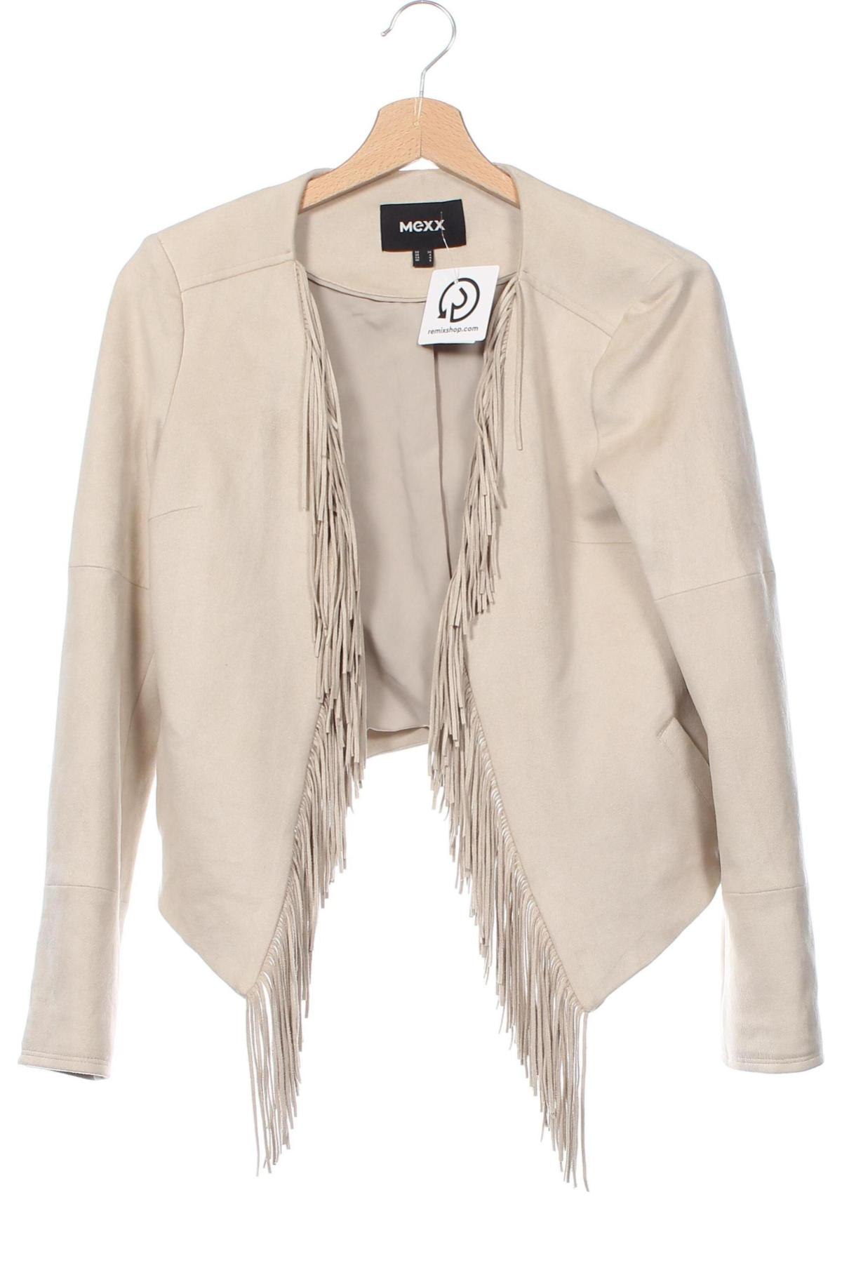 Damen Blazer Mexx, Größe XS, Farbe Beige, Preis 15,99 €