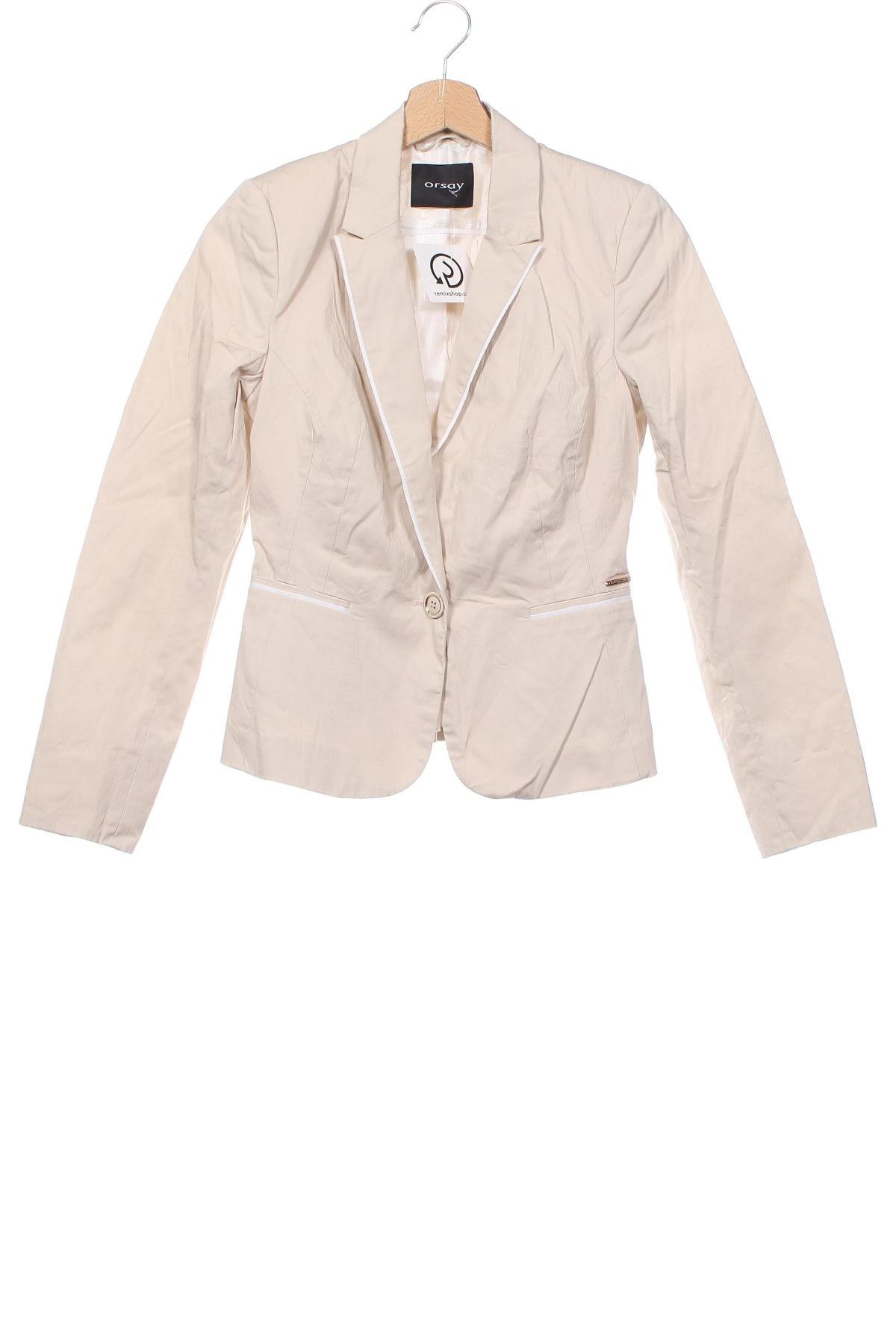 Damen Blazer Orsay, Größe XS, Farbe Beige, Preis € 15,99