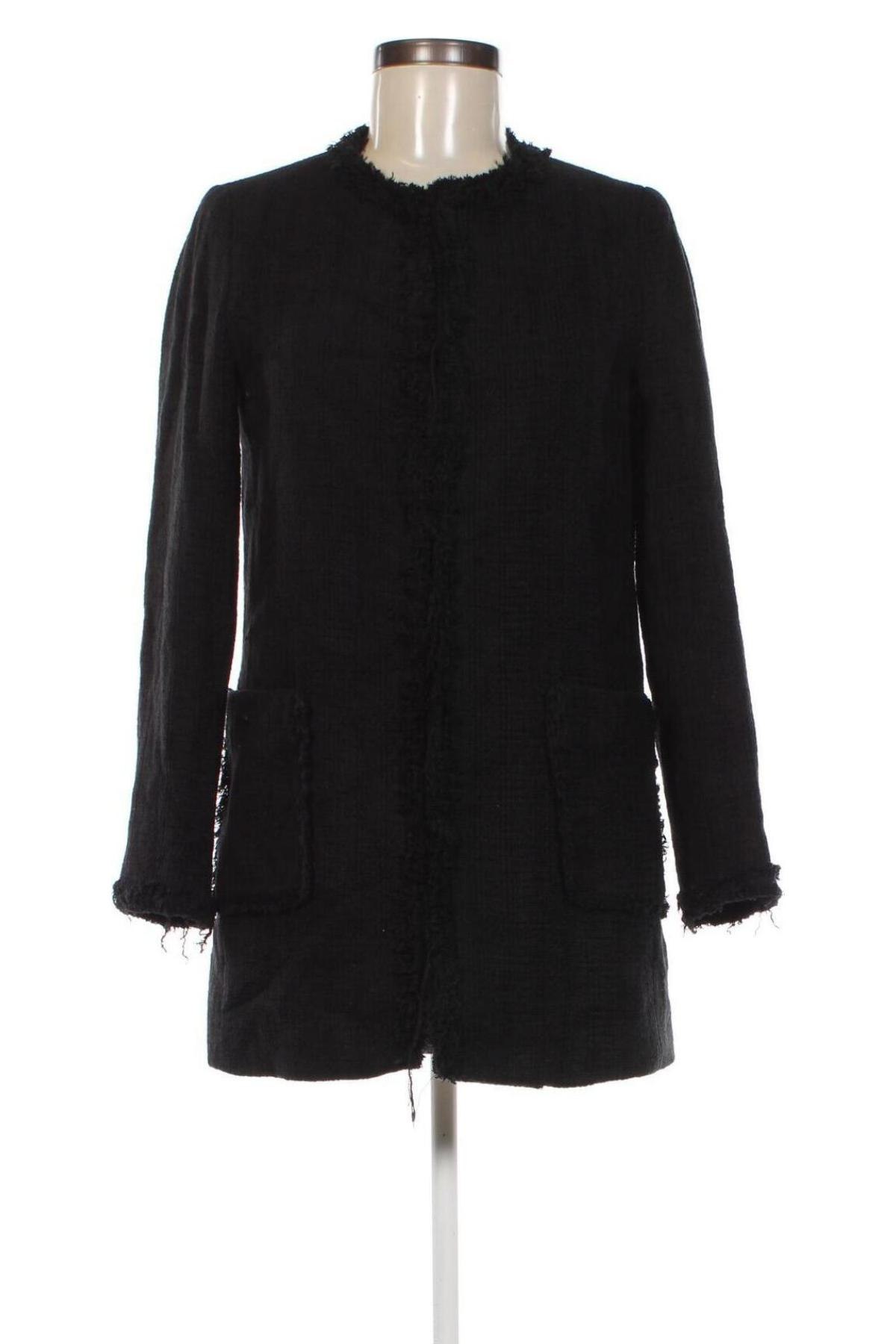 Damen Blazer Zara, Größe M, Farbe Schwarz, Preis 17,49 €