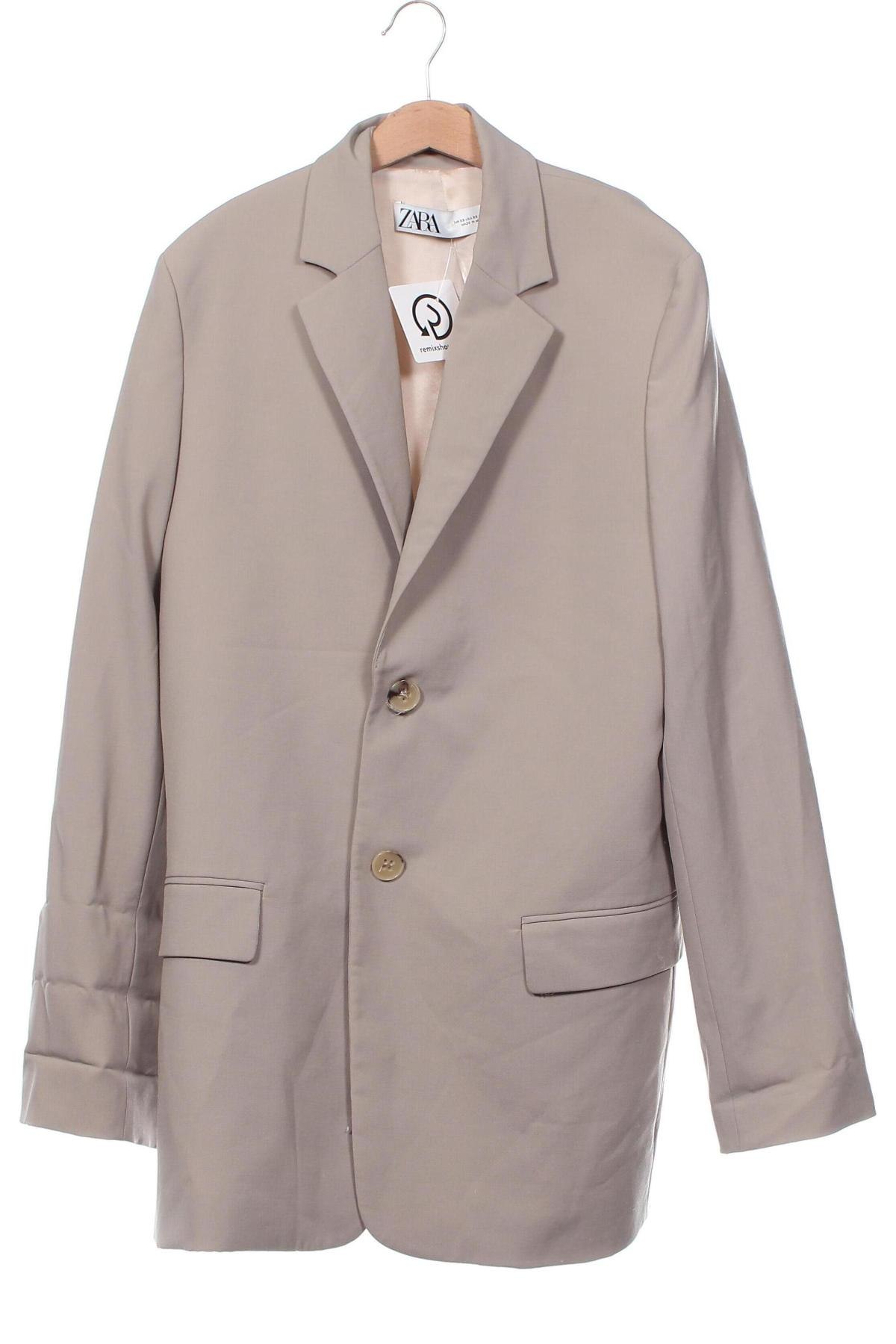 Damen Blazer Zara, Größe XS, Farbe Beige, Preis € 24,46