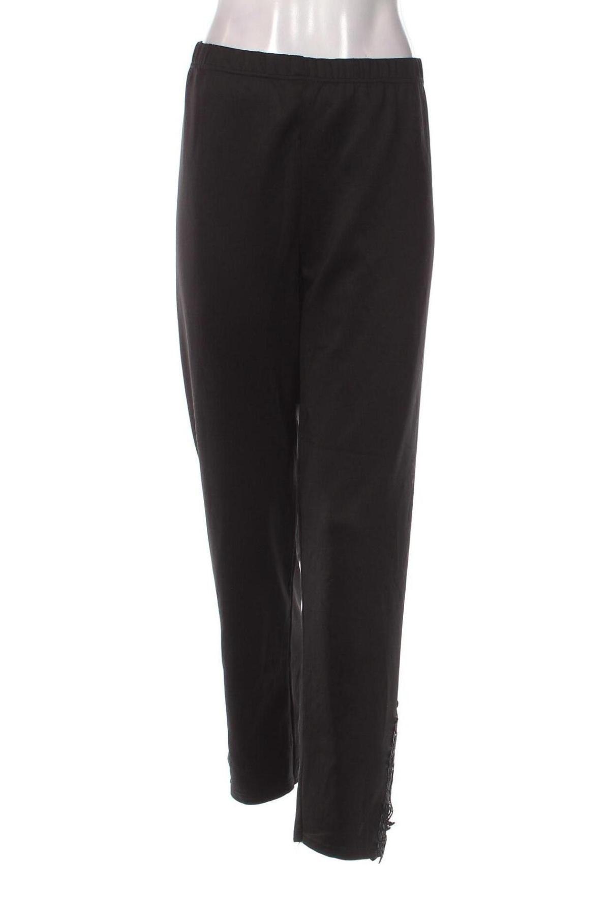 Pantaloni trening de femei Salon Studio, Mărime L, Culoare Negru, Preț 38,99 Lei