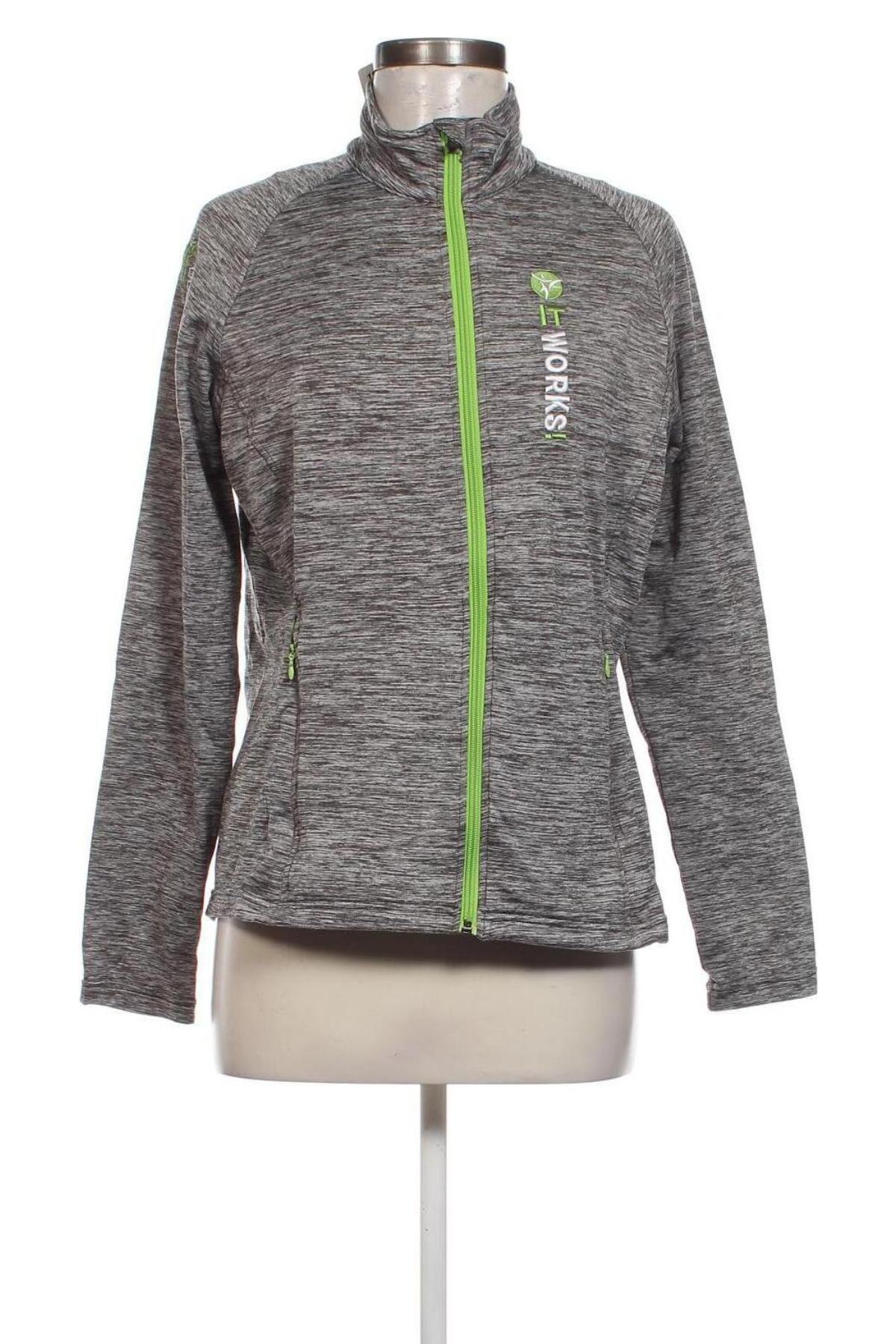 Damen Sportoberteil, Größe L, Farbe Grau, Preis 11,49 €