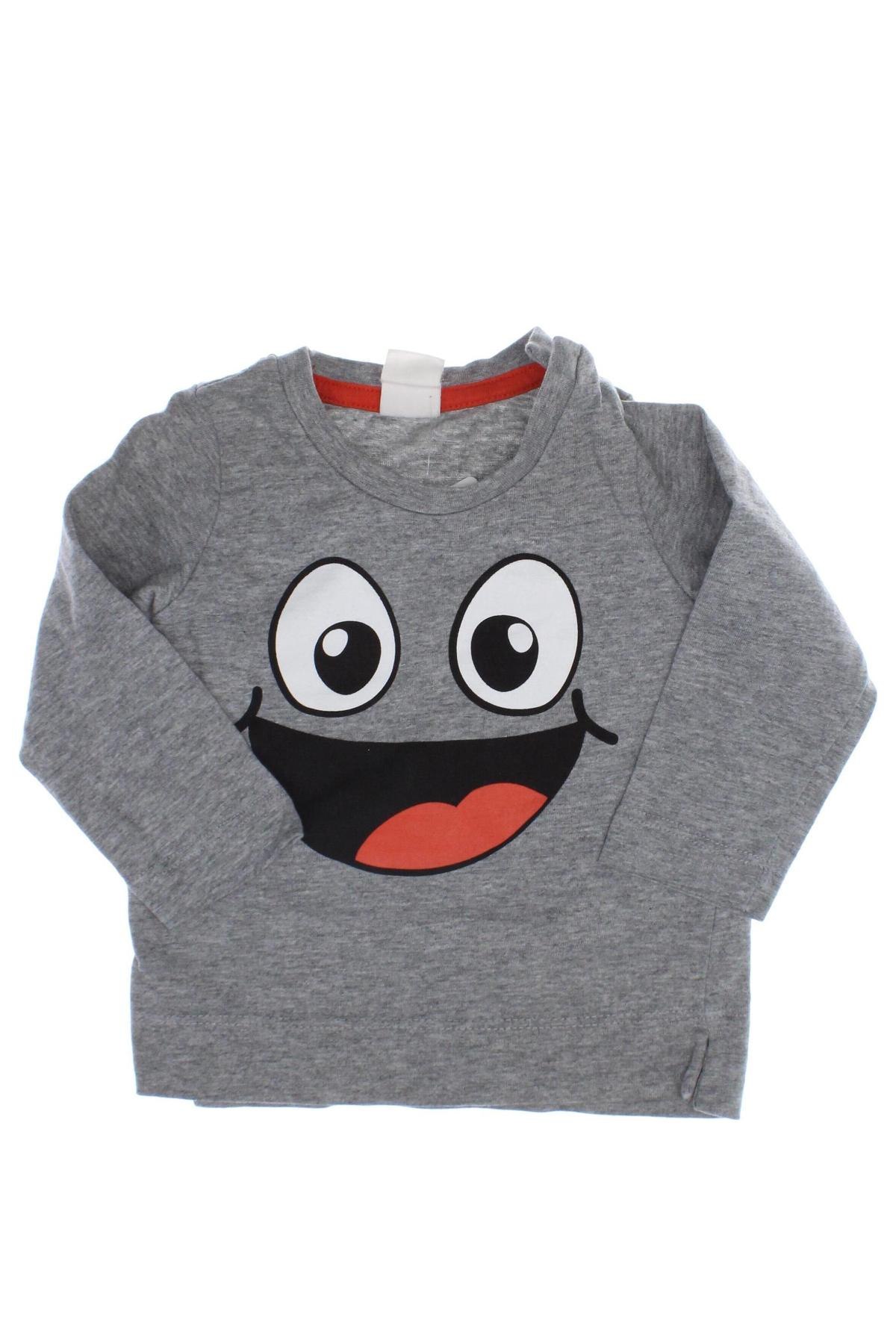 Kinder Shirt H&M, Größe 3-6m/ 62-68 cm, Farbe Grau, Preis 3,99 €