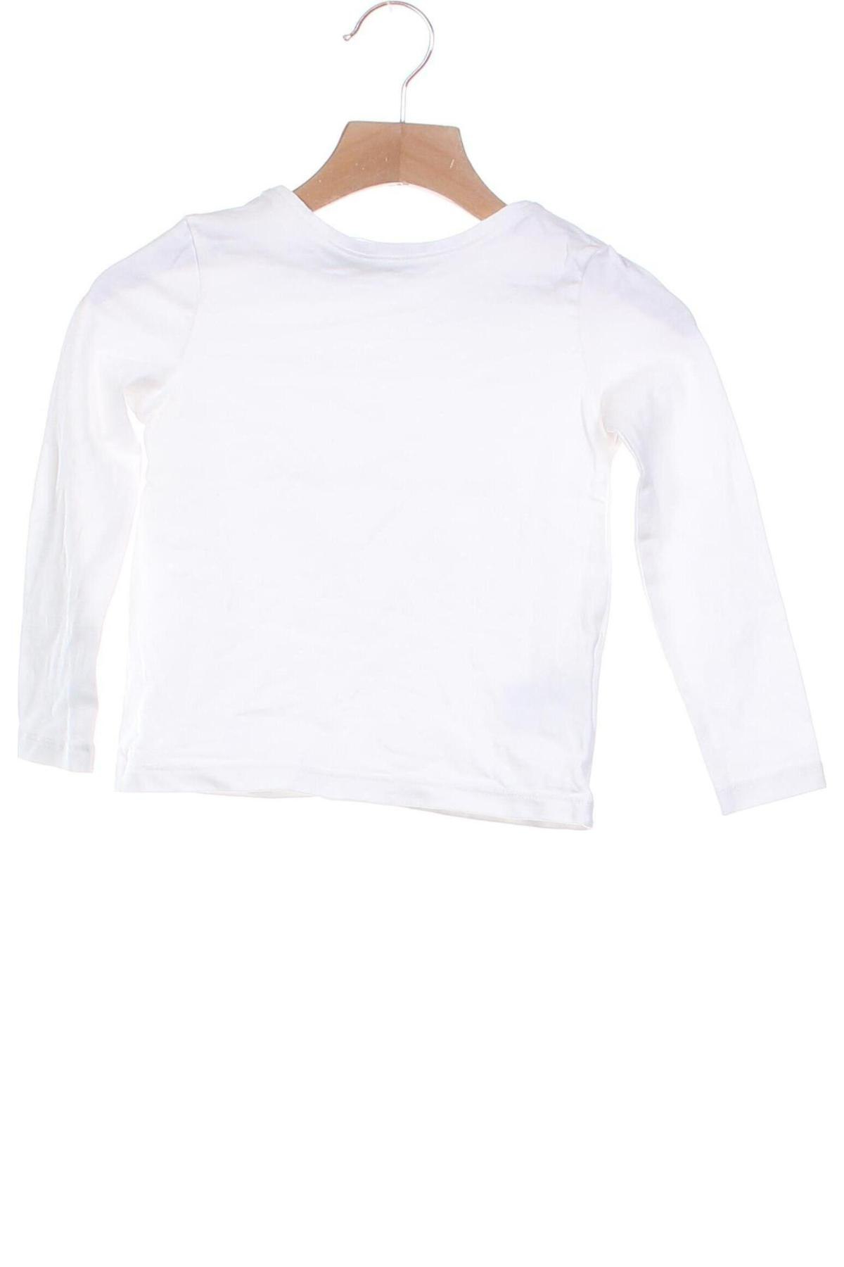 Kinder Shirt H&M, Größe 2-3y/ 98-104 cm, Farbe Weiß, Preis € 4,49