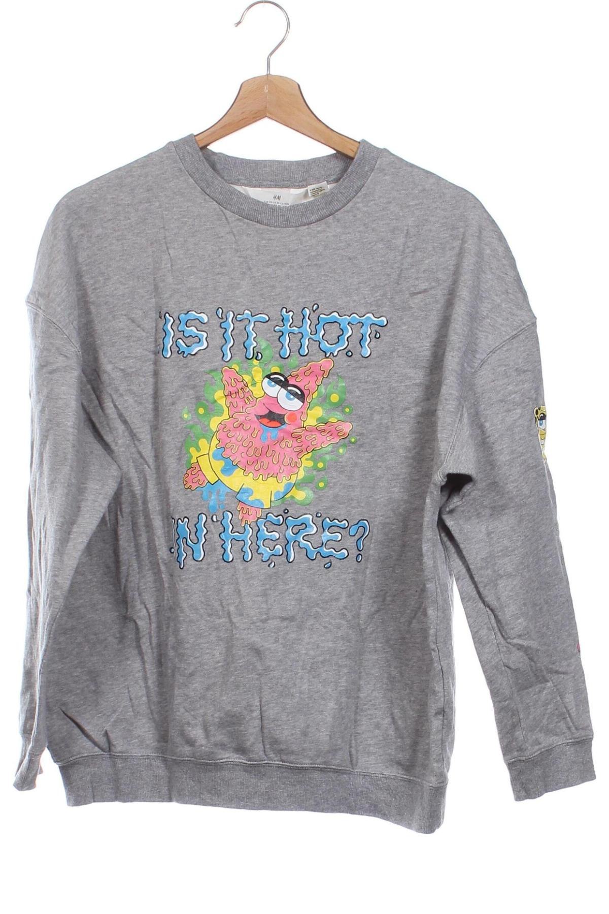 Kinder Shirt H&M, Größe 14-15y/ 168-170 cm, Farbe Grau, Preis € 5,99