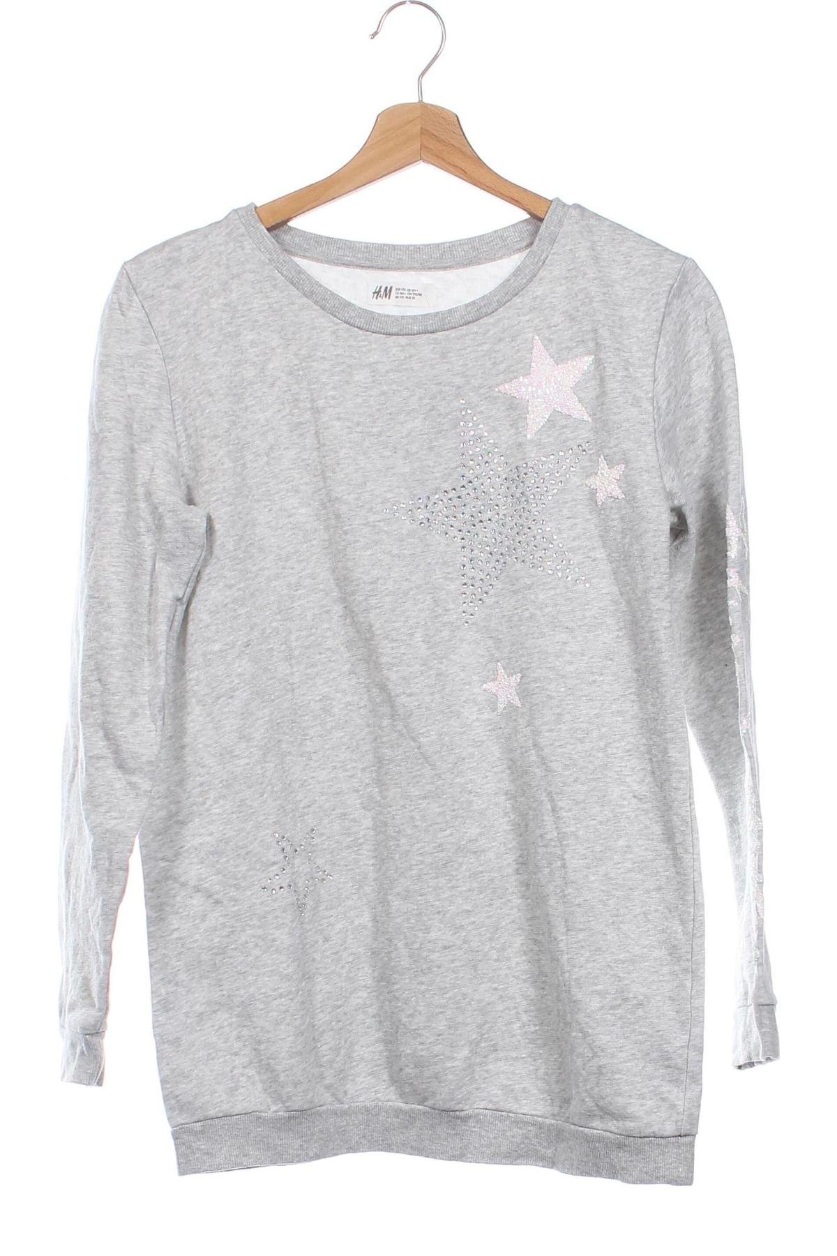 Kinder Shirt H&M, Größe 14-15y/ 168-170 cm, Farbe Grau, Preis € 7,99