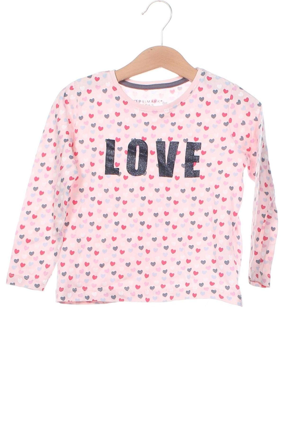 Kinder Shirt Primark, Größe 3-4y/ 104-110 cm, Farbe Rosa, Preis 6,00 €