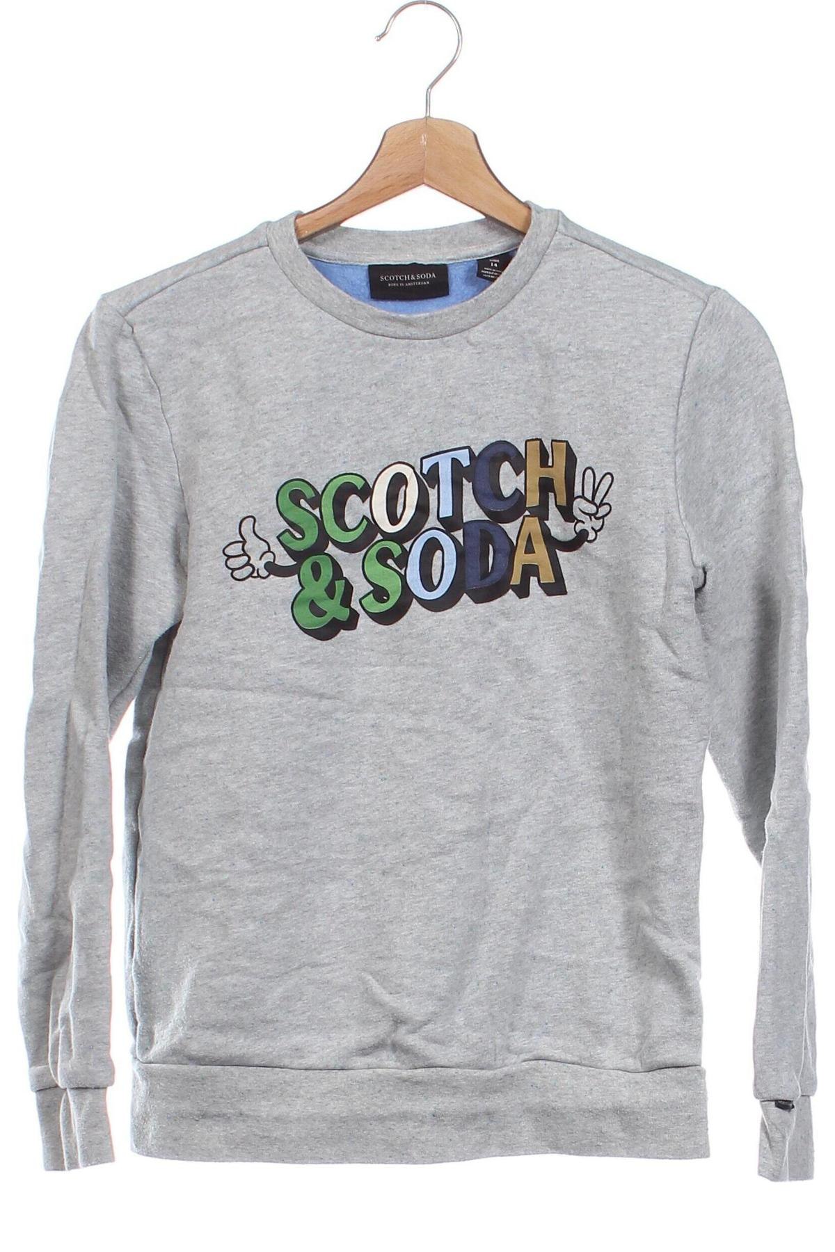 Dziecięca bluzka Scotch & Soda, Rozmiar 13-14y/ 164-168 cm, Kolor Szary, Cena 59,99 zł