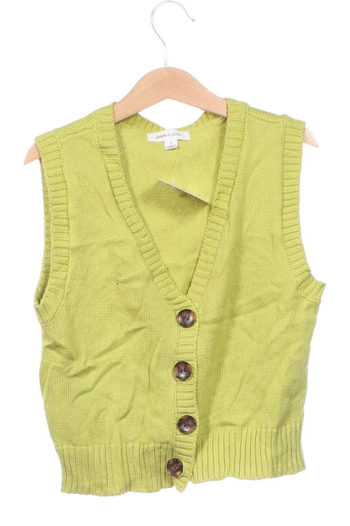 Kinder Strickjacke, Größe 8-9y/ 134-140 cm, Farbe Grün, Preis € 3,99