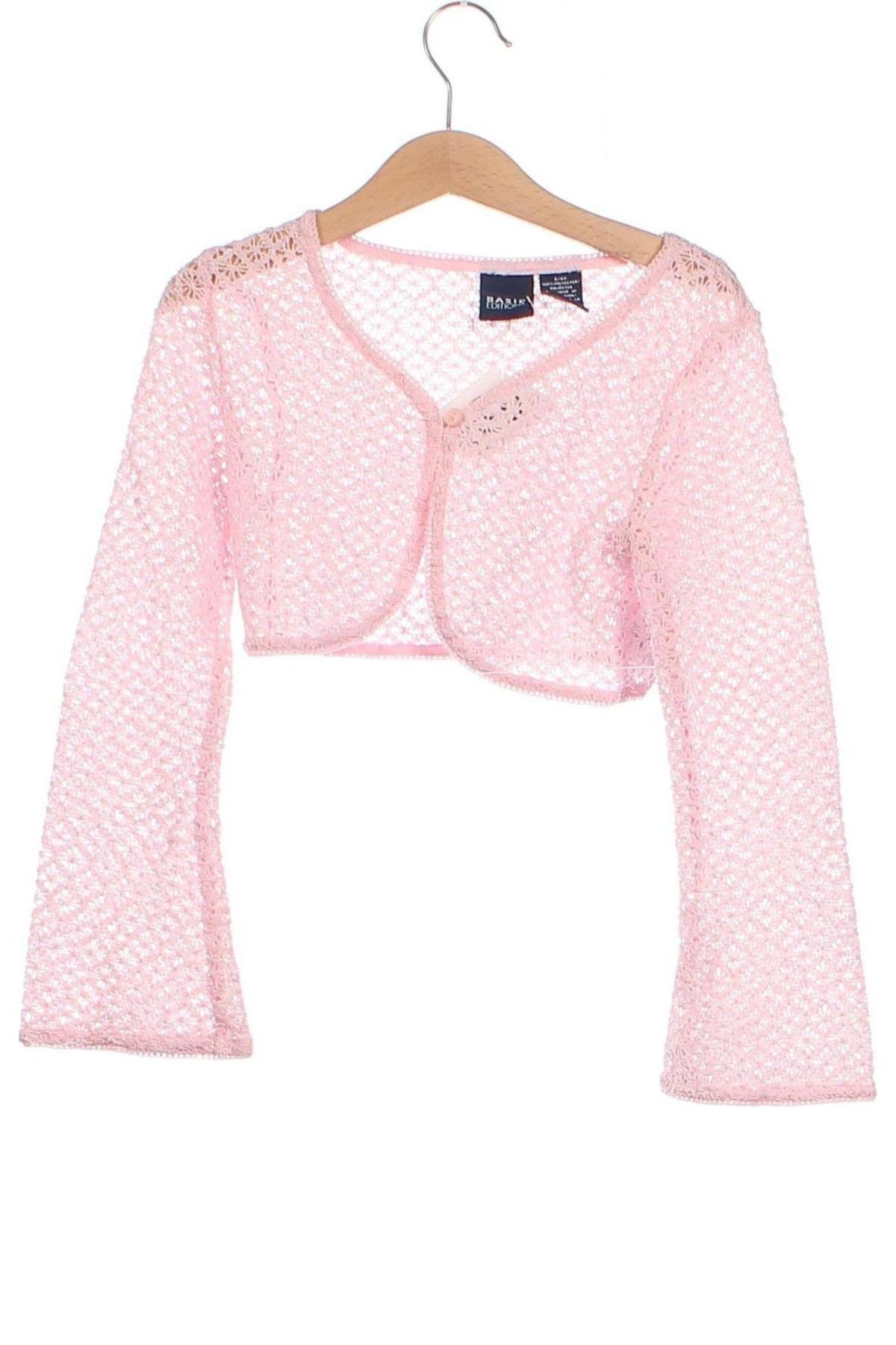 Kinder Strickjacke Basic Editions, Größe 5-6y/ 116-122 cm, Farbe Rosa, Preis € 6,49