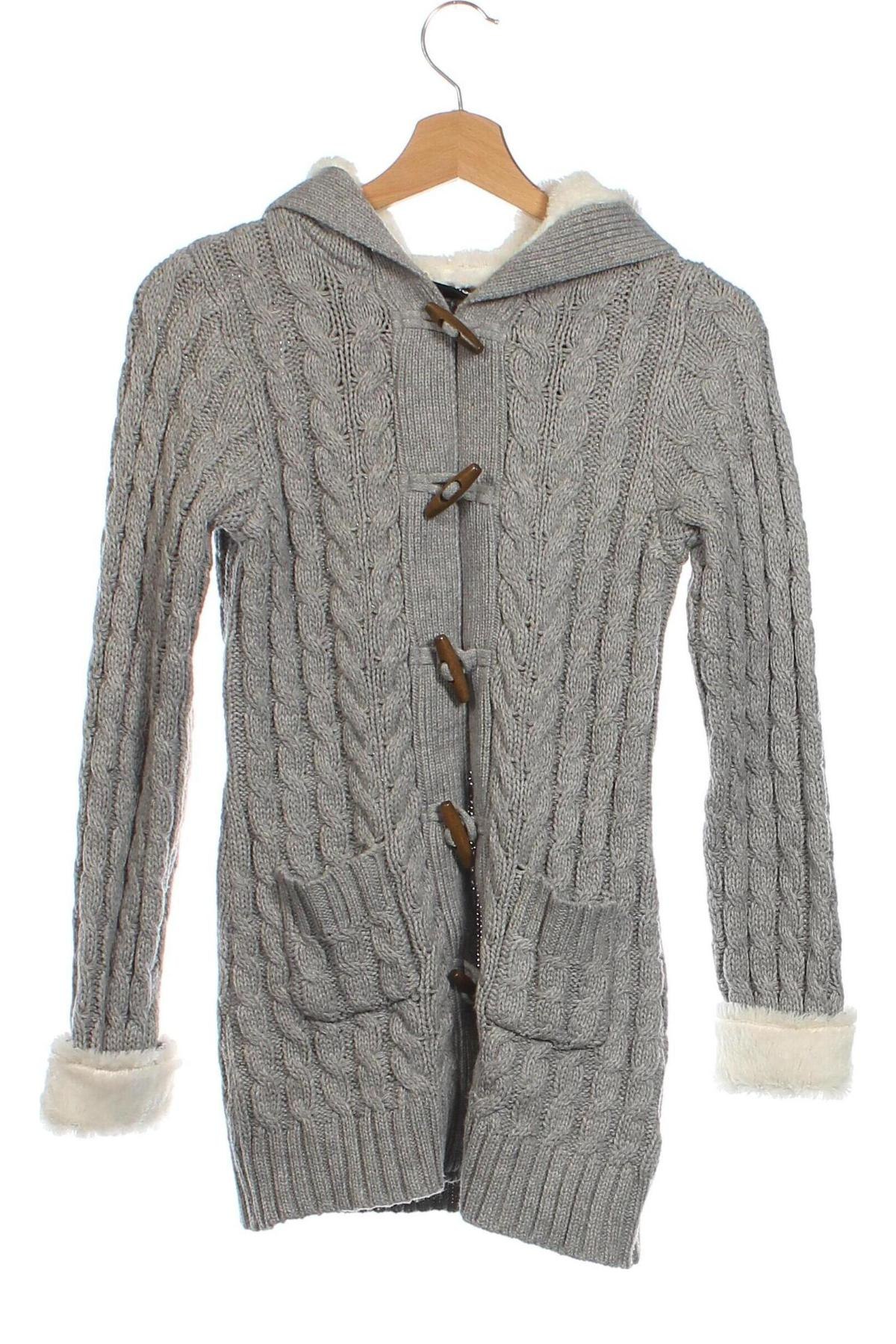 Kinder Strickjacke Crash One, Größe 10-11y/ 146-152 cm, Farbe Grau, Preis 6,99 €