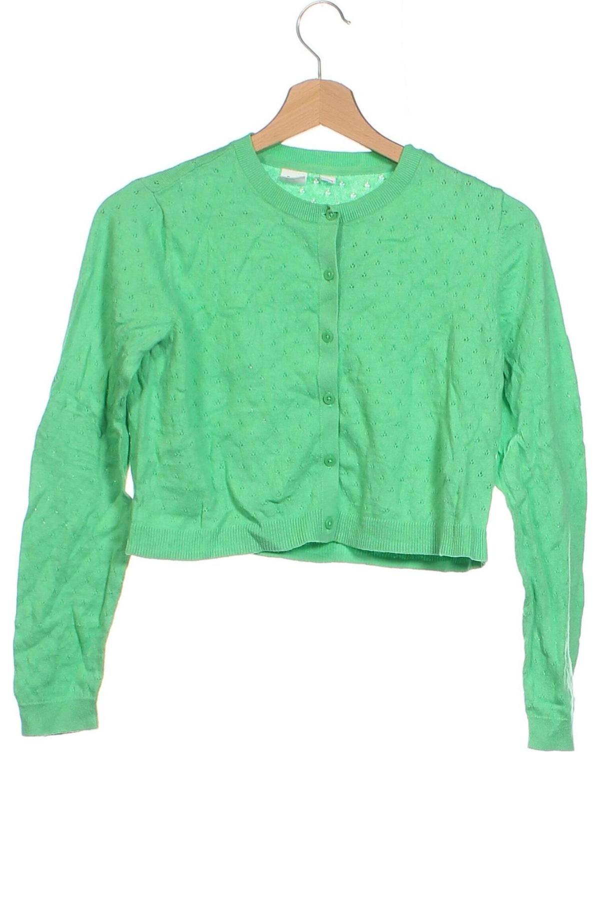 Kinder Strickjacke Gap, Größe 10-11y/ 146-152 cm, Farbe Grün, Preis € 7,49