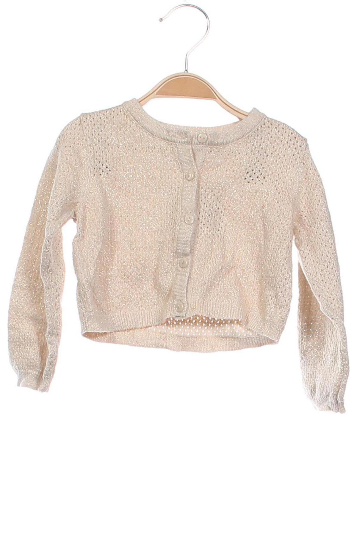 Kinder Strickjacke Gymboree, Größe 18-24m/ 86-98 cm, Farbe Golden, Preis € 6,49