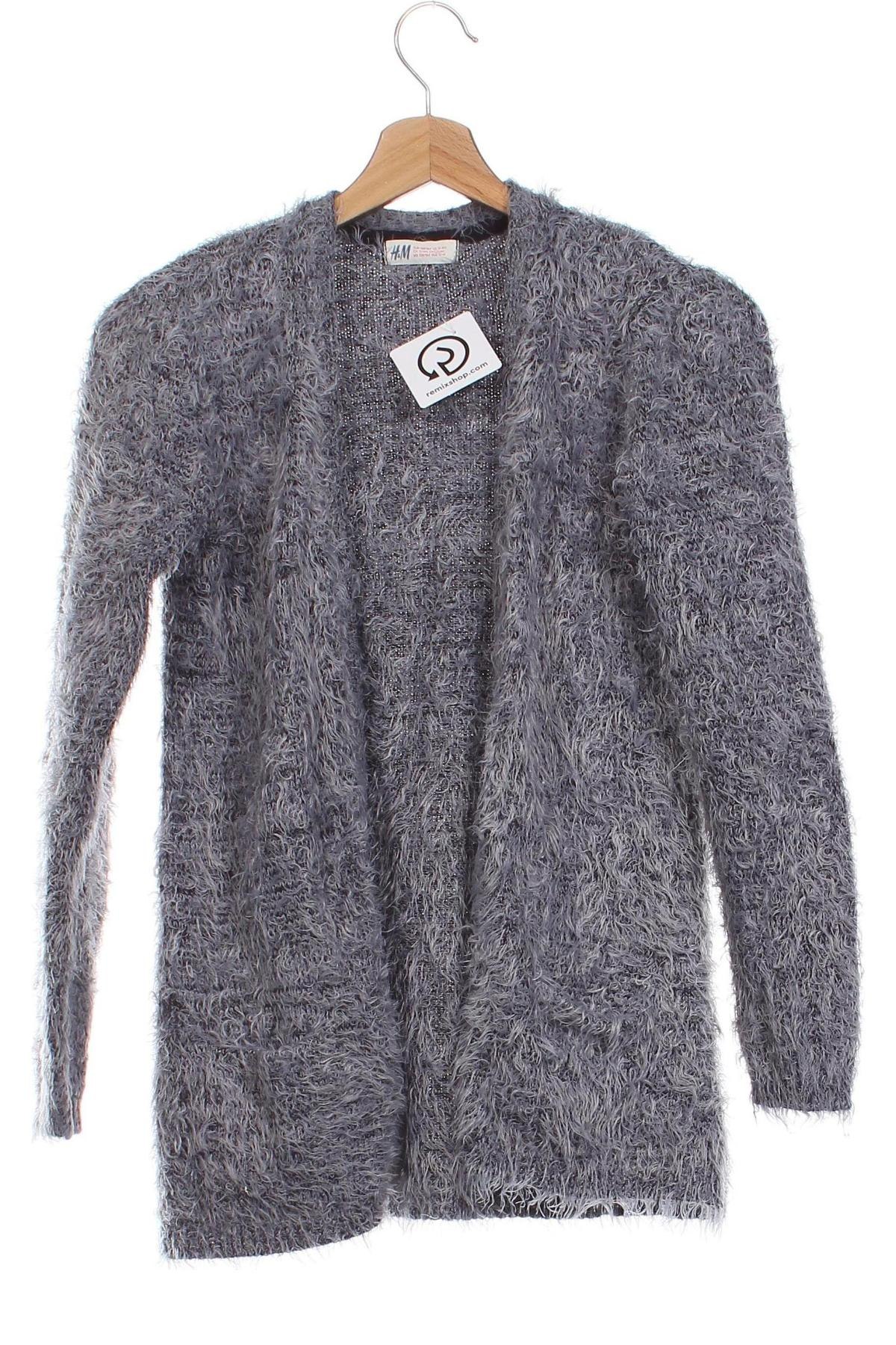 Detský kardigán H&M, Veľkosť 12-13y/ 158-164 cm, Farba Sivá, Cena  4,95 €