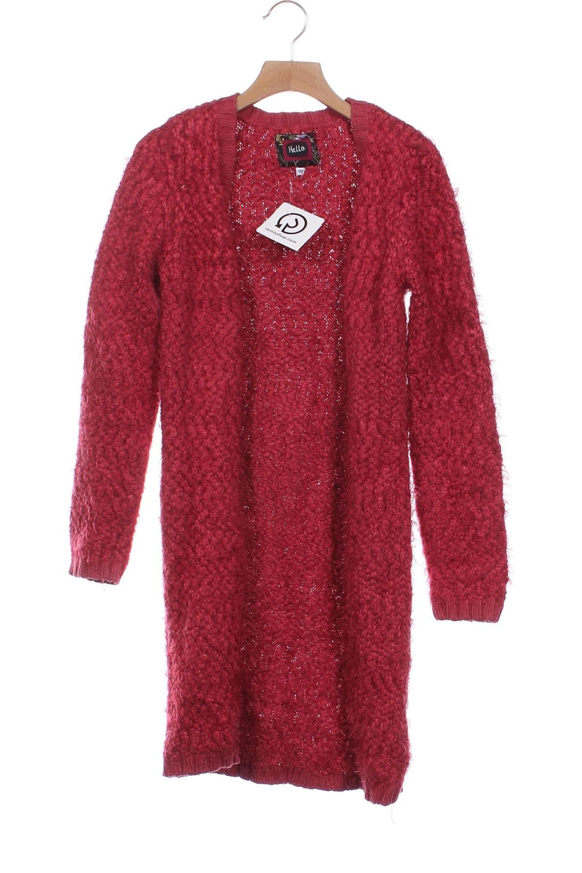 Kinder Strickjacke Hella, Größe 8-9y/ 134-140 cm, Farbe Rot, Preis € 8,49