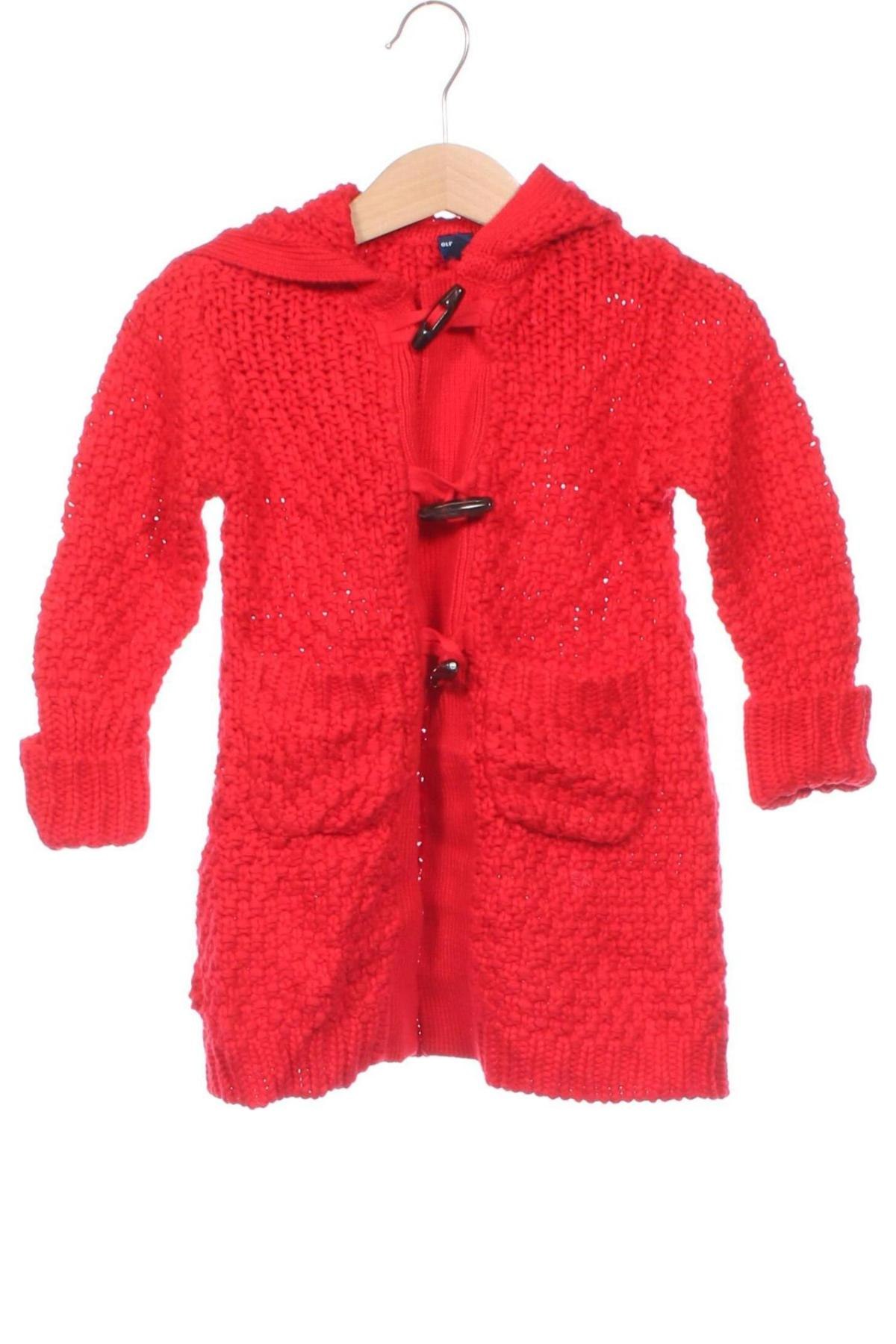 Kinder Strickjacke Old Navy, Größe 12-18m/ 80-86 cm, Farbe Rot, Preis € 11,99