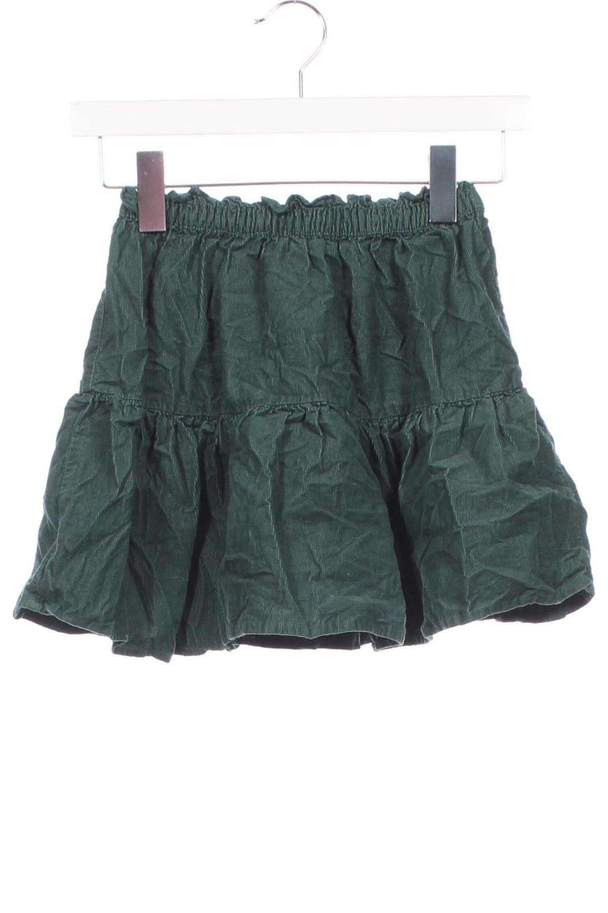 Fustă pentru copii H&M, Mărime 6-7y/ 122-128 cm, Culoare Verde, Preț 29,99 Lei