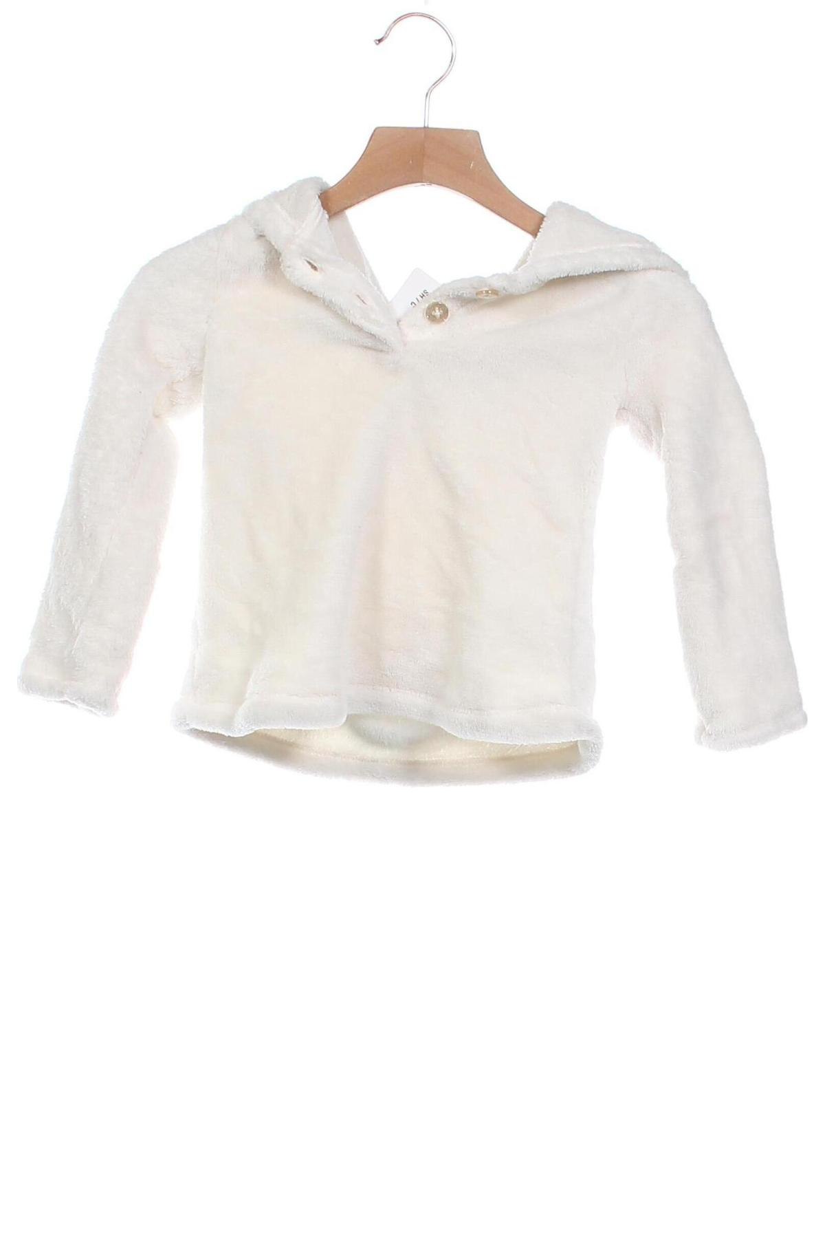 Kinder Fleece Shirt Carter's, Größe 1-2m/ 50-56 cm, Farbe Ecru, Preis € 6,49