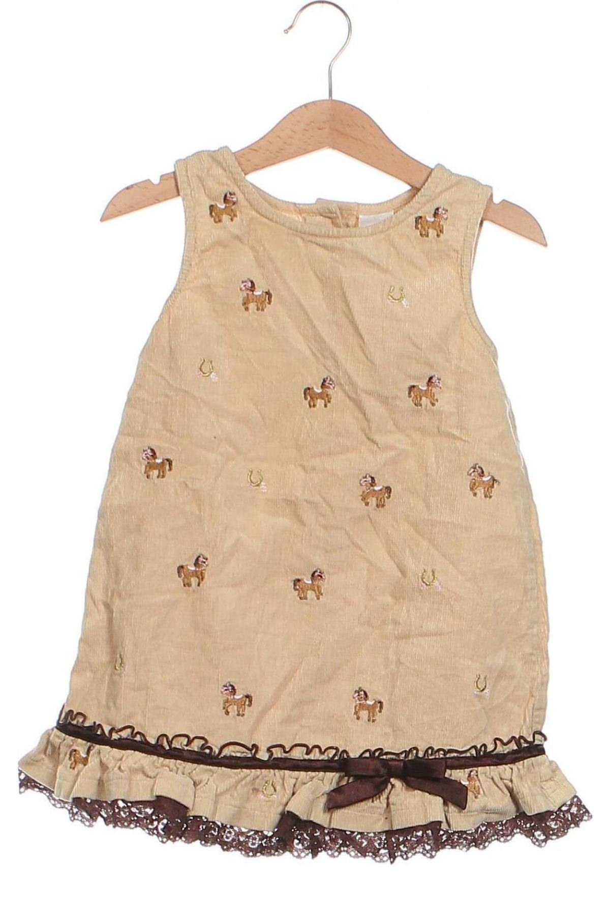 Kinderkleid, Größe 3-4y/ 104-110 cm, Farbe Beige, Preis € 8,99