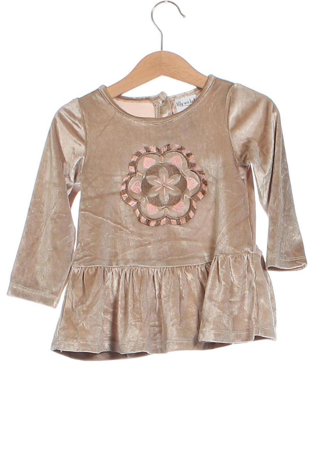 Kinderkleid, Größe 12-18m/ 80-86 cm, Farbe Beige, Preis € 8,49