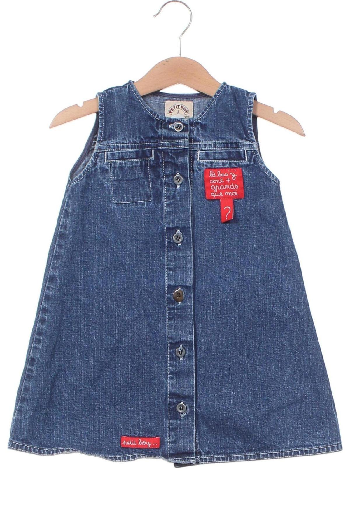 Kinderkleid, Größe 18-24m/ 86-98 cm, Farbe Blau, Preis € 7,99