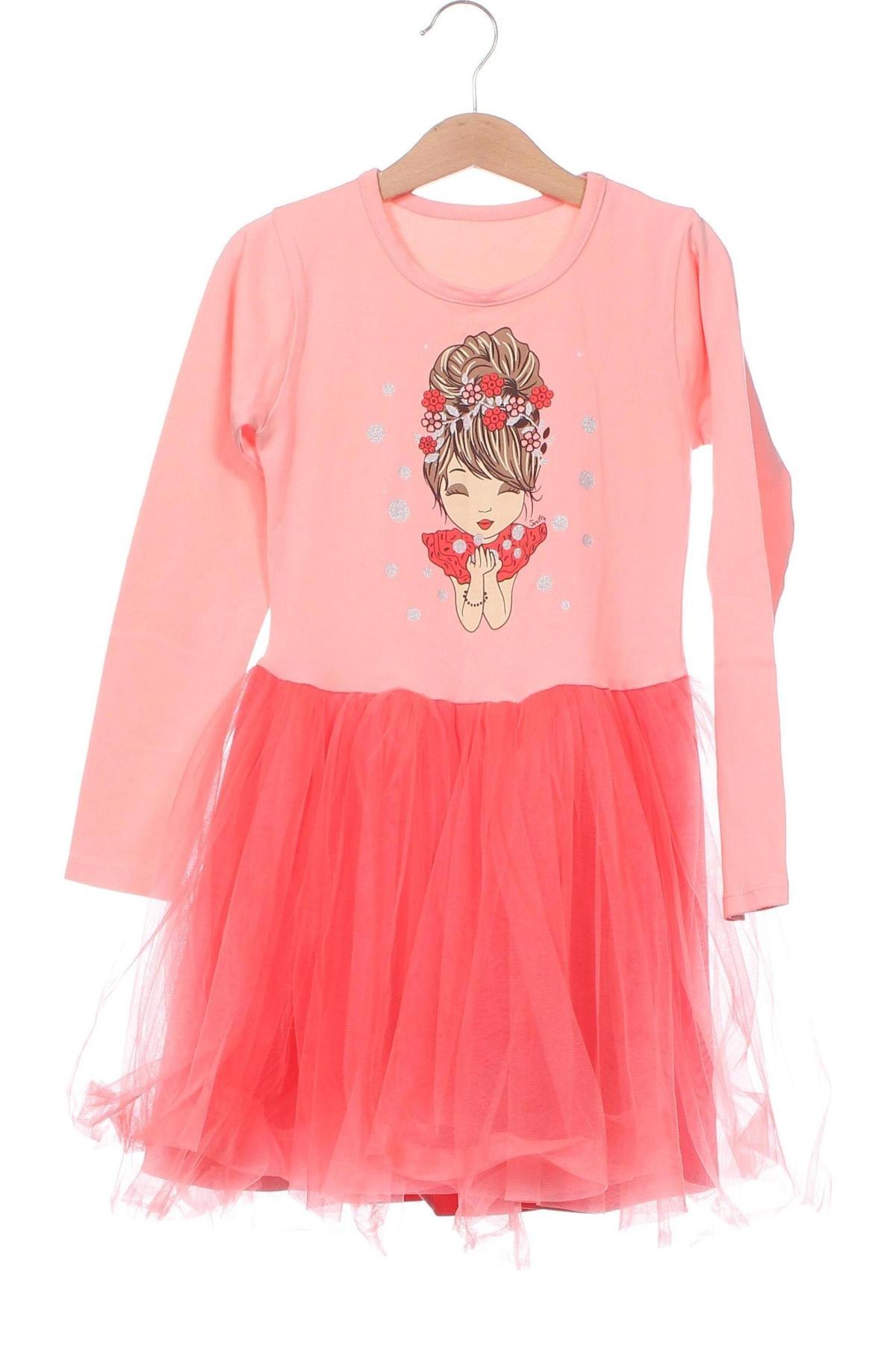 Kinderkleid, Größe 7-8y/ 128-134 cm, Farbe Rosa, Preis € 12,28