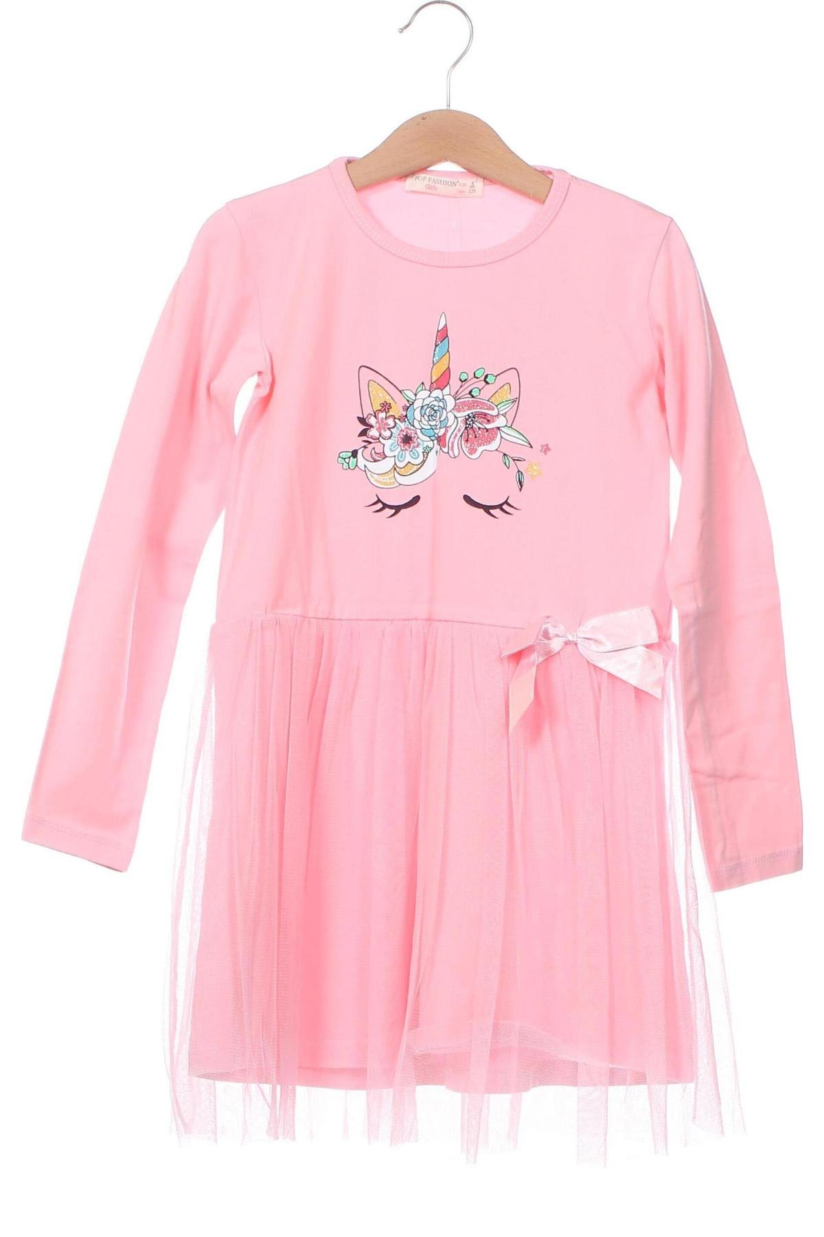 Kinderkleid, Größe 7-8y/ 128-134 cm, Farbe Rosa, Preis 6,99 €