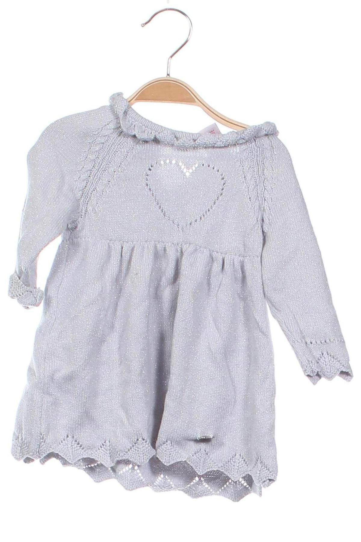 Kinderkleid Catherine Malandrino, Größe 3-6m/ 62-68 cm, Farbe Grau, Preis 11,99 €