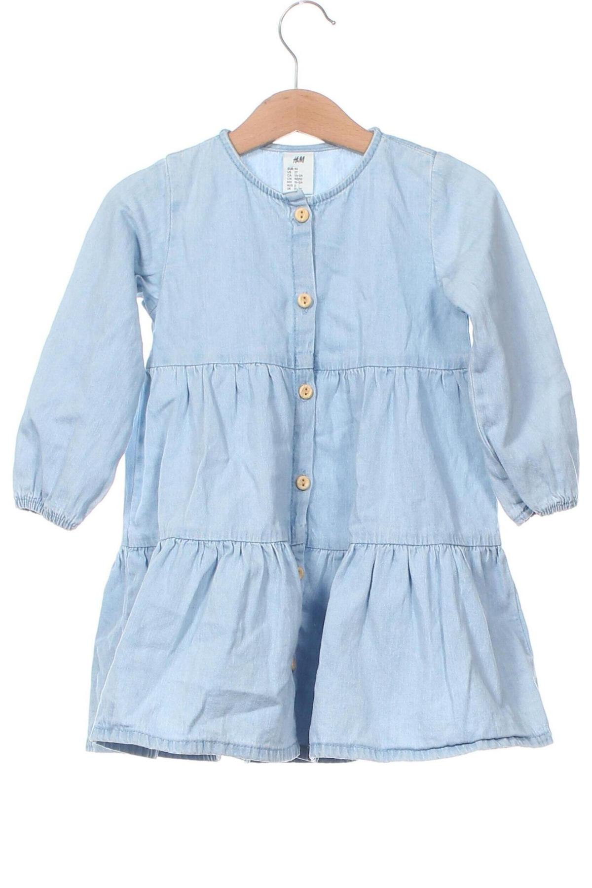 Kinderkleid H&M, Größe 18-24m/ 86-98 cm, Farbe Blau, Preis € 8,99