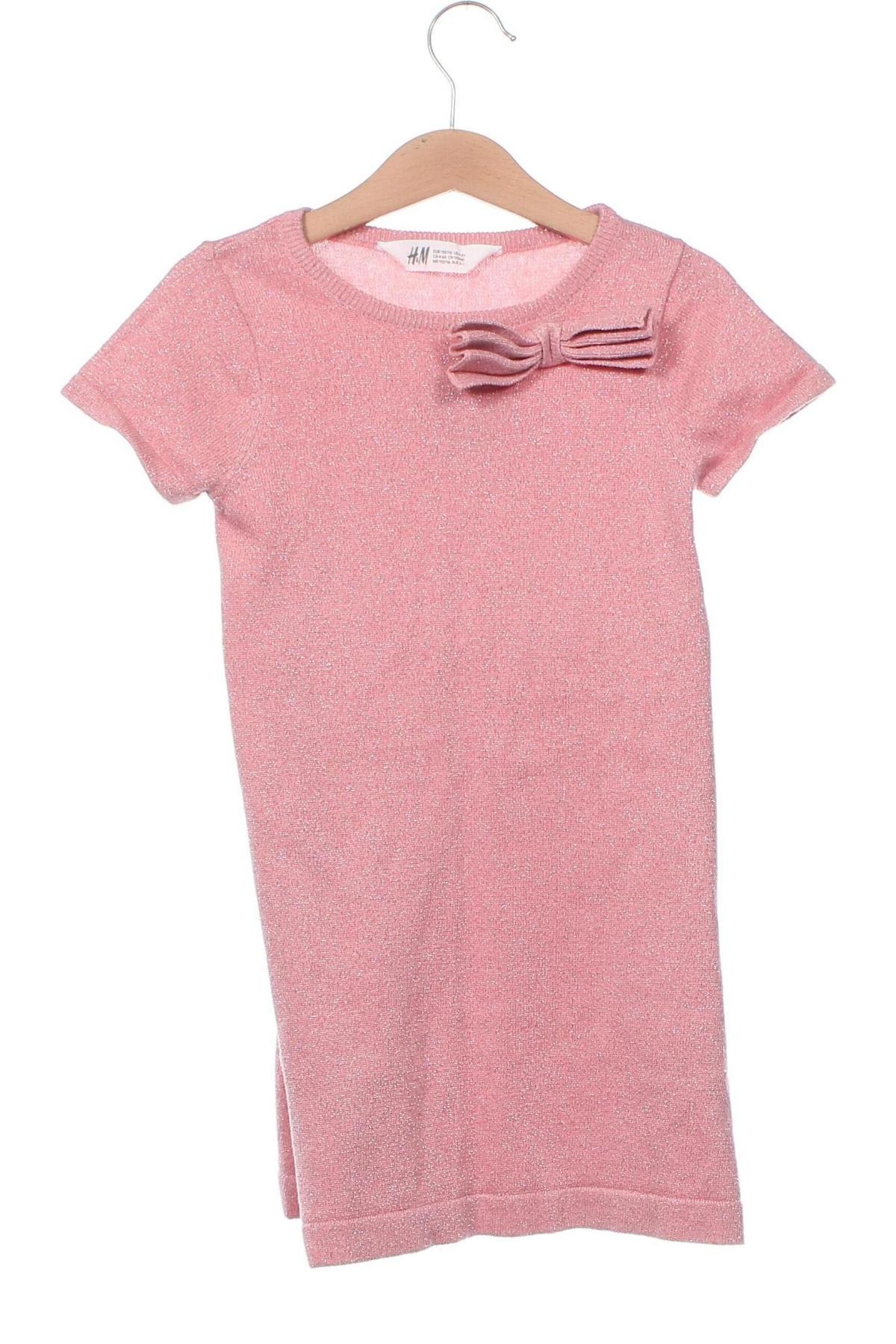 Dětské šaty  H&M, Velikost 4-5y/ 110-116 cm, Barva Růžová, Cena  367,00 Kč