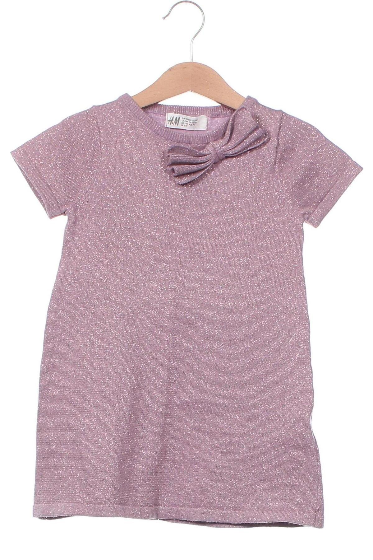 Kinderkleid H&M, Größe 2-3y/ 98-104 cm, Farbe Lila, Preis € 8,99