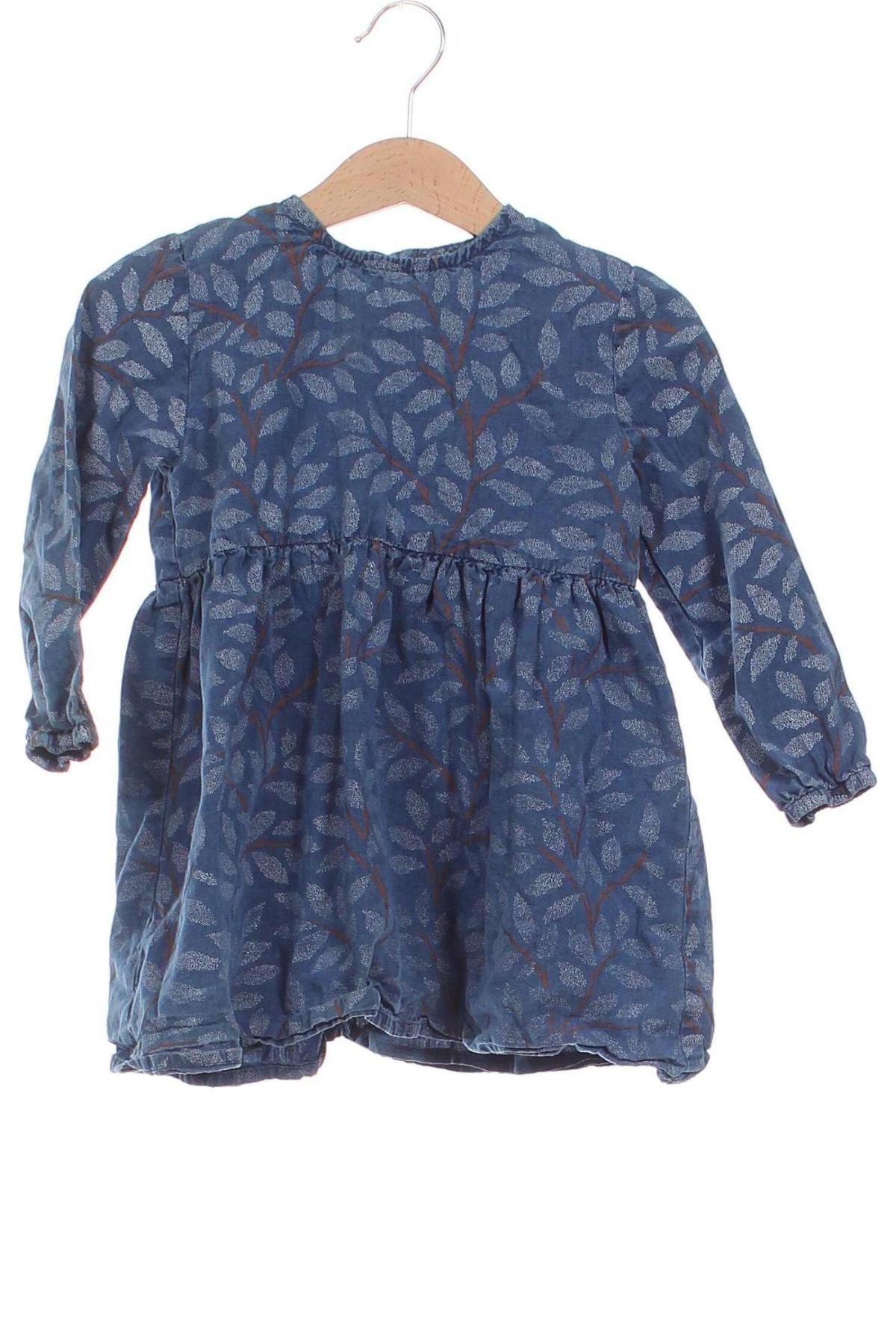 Kinderkleid Mango, Größe 2-3y/ 98-104 cm, Farbe Blau, Preis 7,99 €