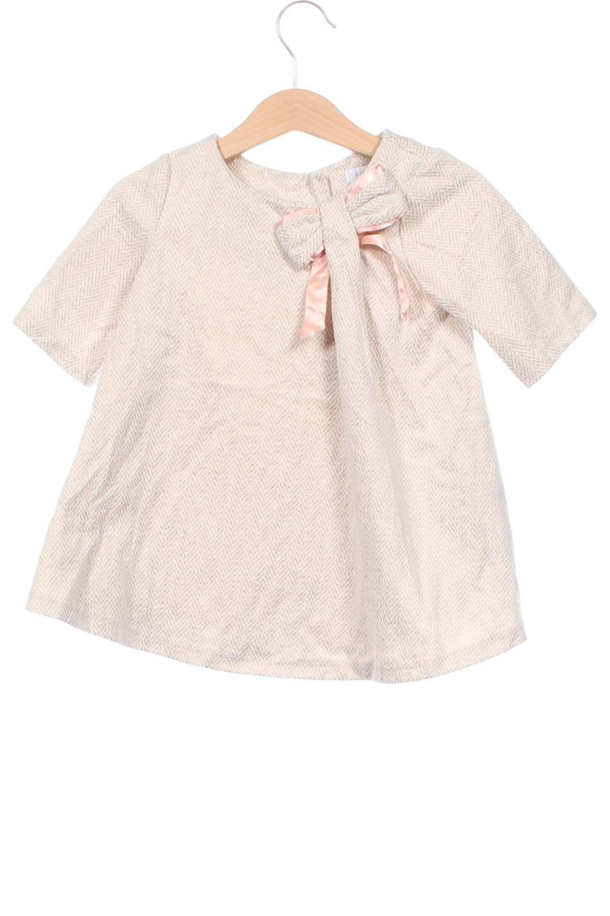 Kinderkleid Tahari, Größe 18-24m/ 86-98 cm, Farbe Beige, Preis € 13,99