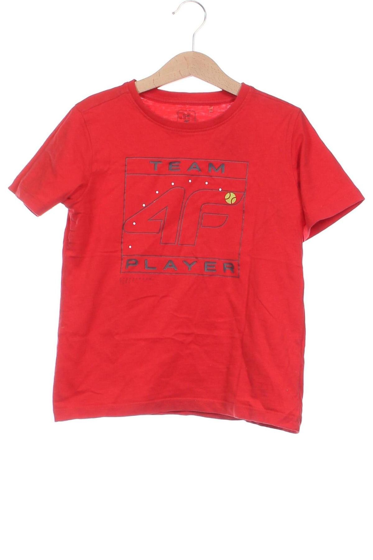 Kinder T-Shirt 4F, Größe 8-9y/ 134-140 cm, Farbe Rot, Preis € 4,99