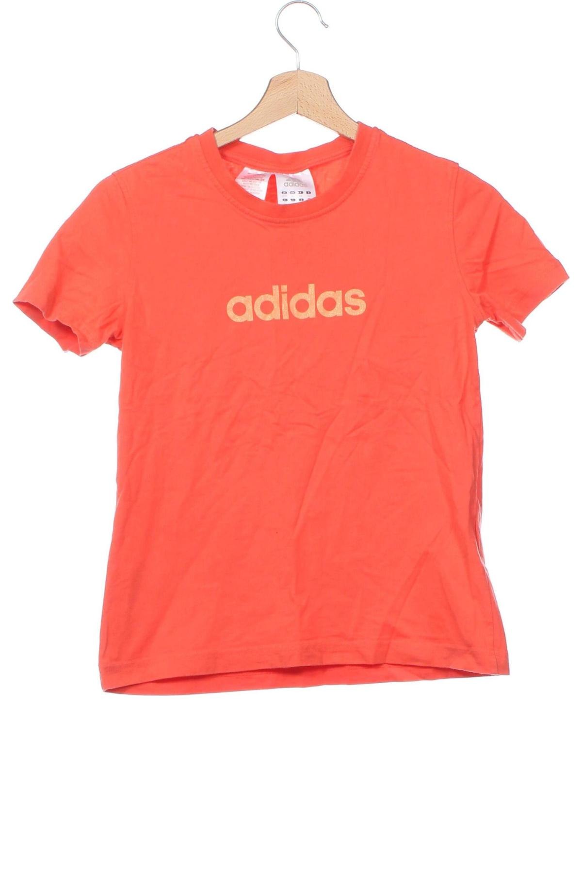 Dziecięcy T-shirt Adidas, Rozmiar 13-14y/ 164-168 cm, Kolor Pomarańczowy, Cena 37,99 zł