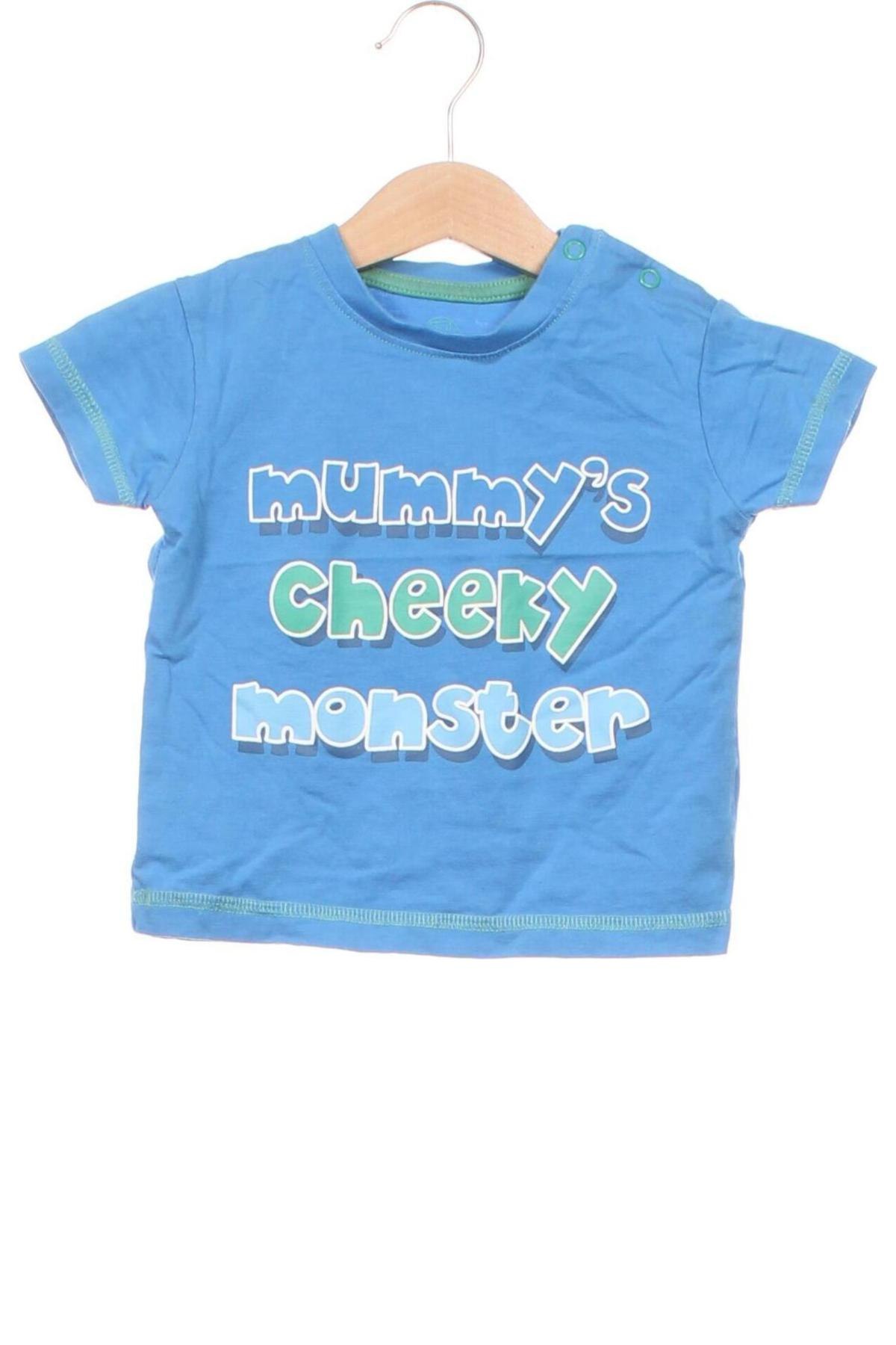 Dziecięcy T-shirt Tu, Rozmiar 9-12m/ 74-80 cm, Kolor Niebieski, Cena 23,00 zł