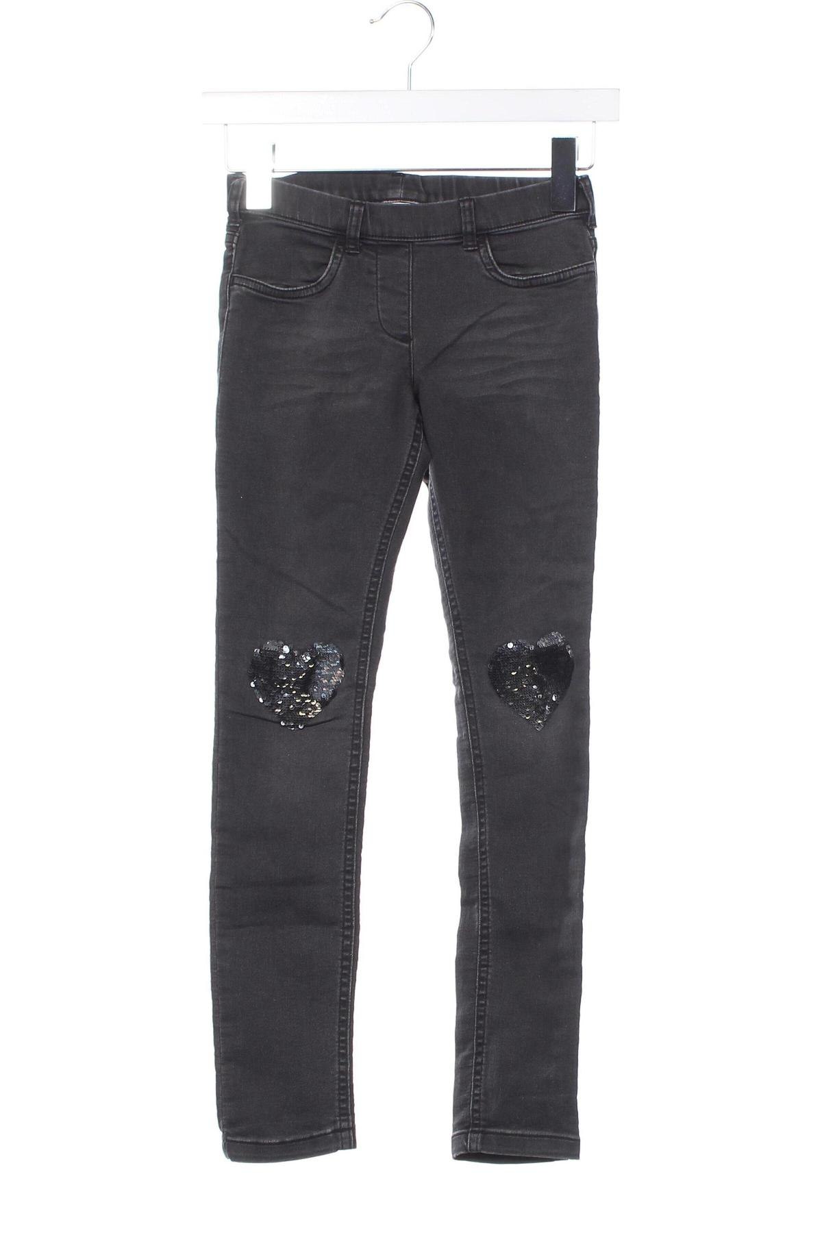 Kinderjeans C&A, Größe 8-9y/ 134-140 cm, Farbe Schwarz, Preis 9,49 €