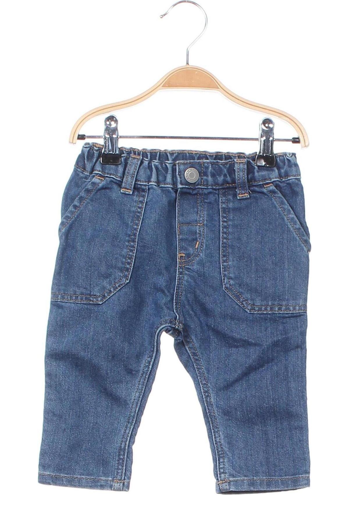 Kinderjeans H&M, Größe 3-6m/ 62-68 cm, Farbe Blau, Preis 9,99 €