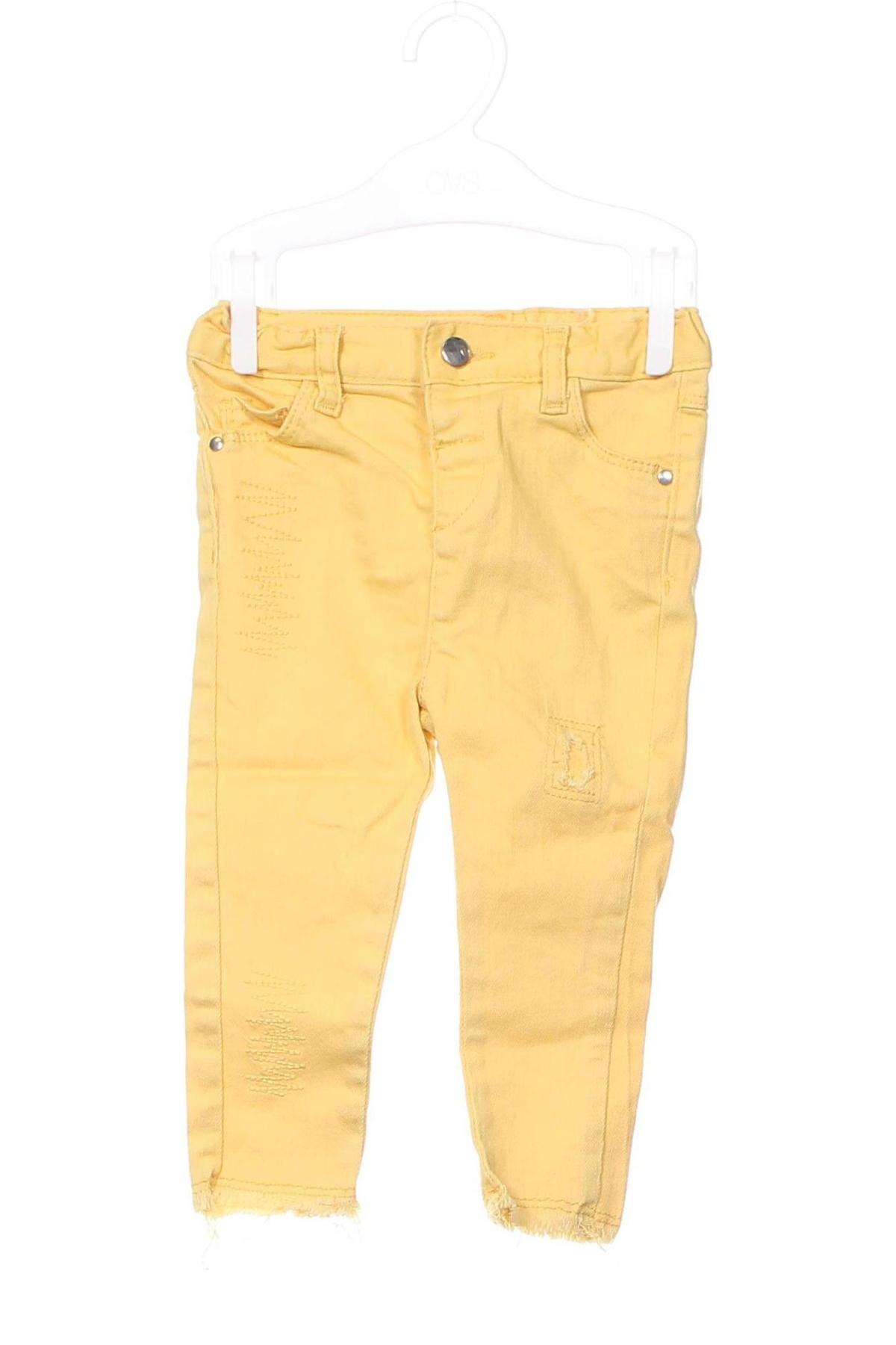 Kinderjeans LC Waikiki, Größe 12-18m/ 80-86 cm, Farbe Gelb, Preis € 10,99