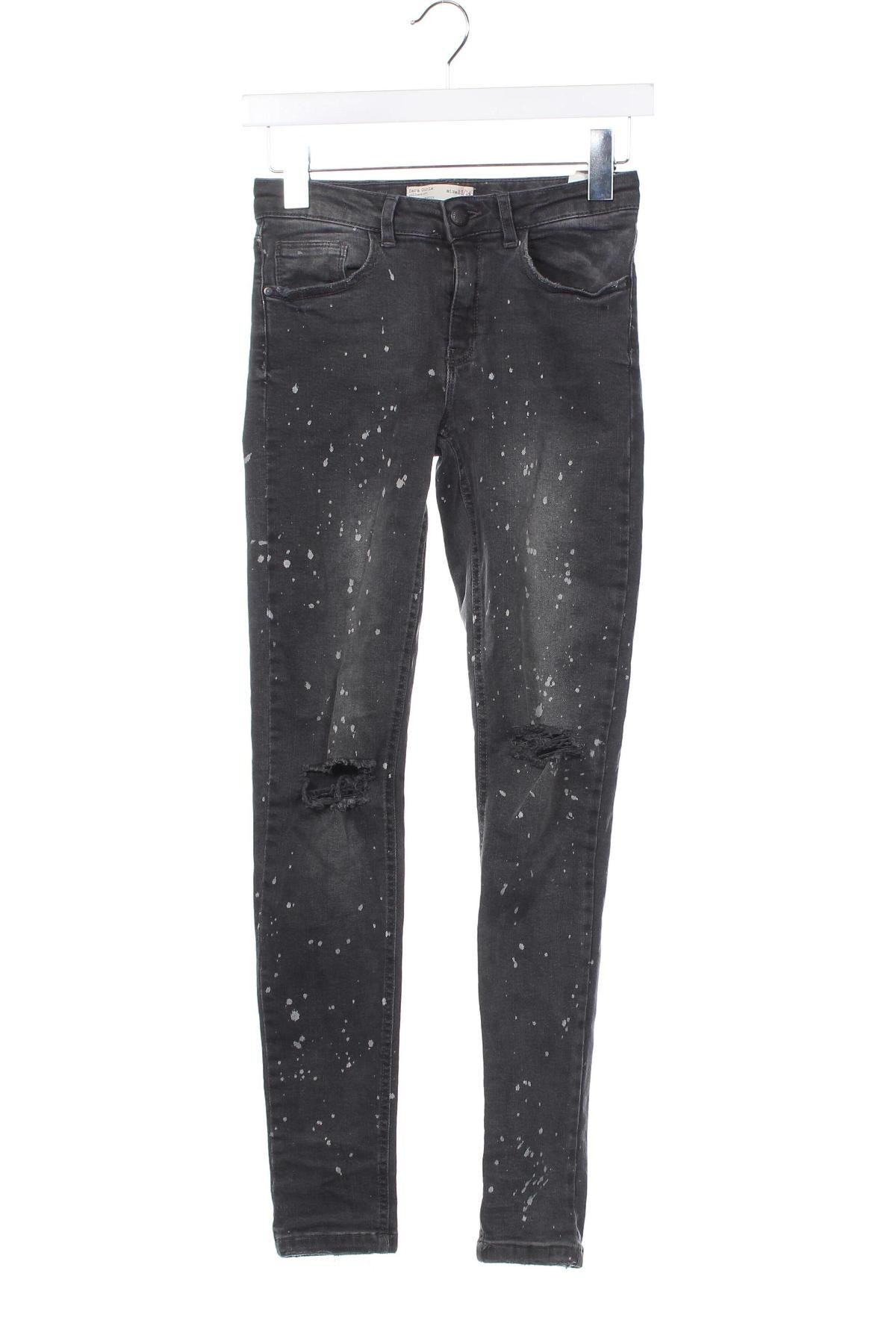 Kinderjeans Zara, Größe 13-14y/ 164-168 cm, Farbe Grau, Preis 19,13 €