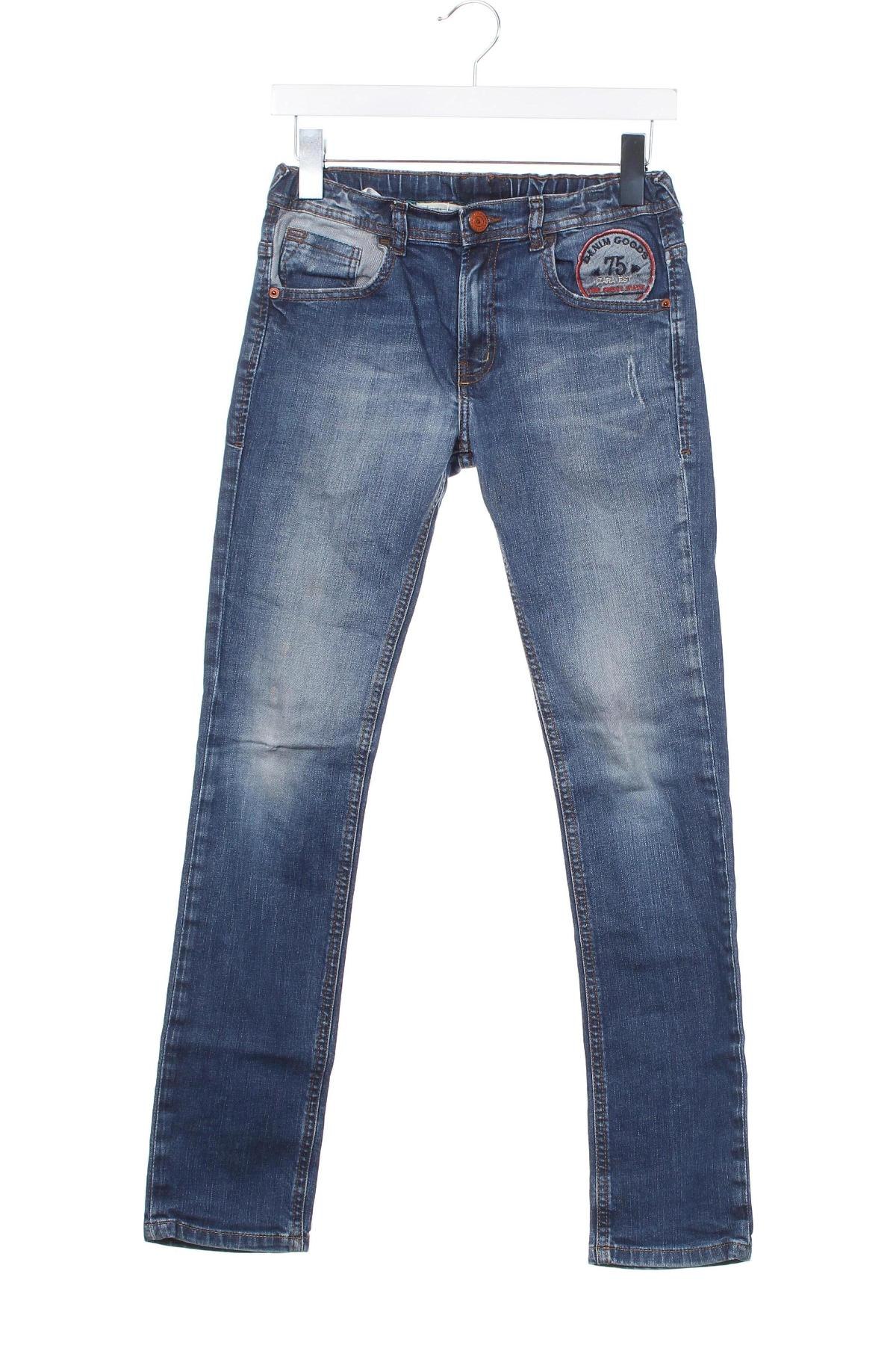 Kinderjeans Zara, Größe 11-12y/ 152-158 cm, Farbe Blau, Preis 5,49 €