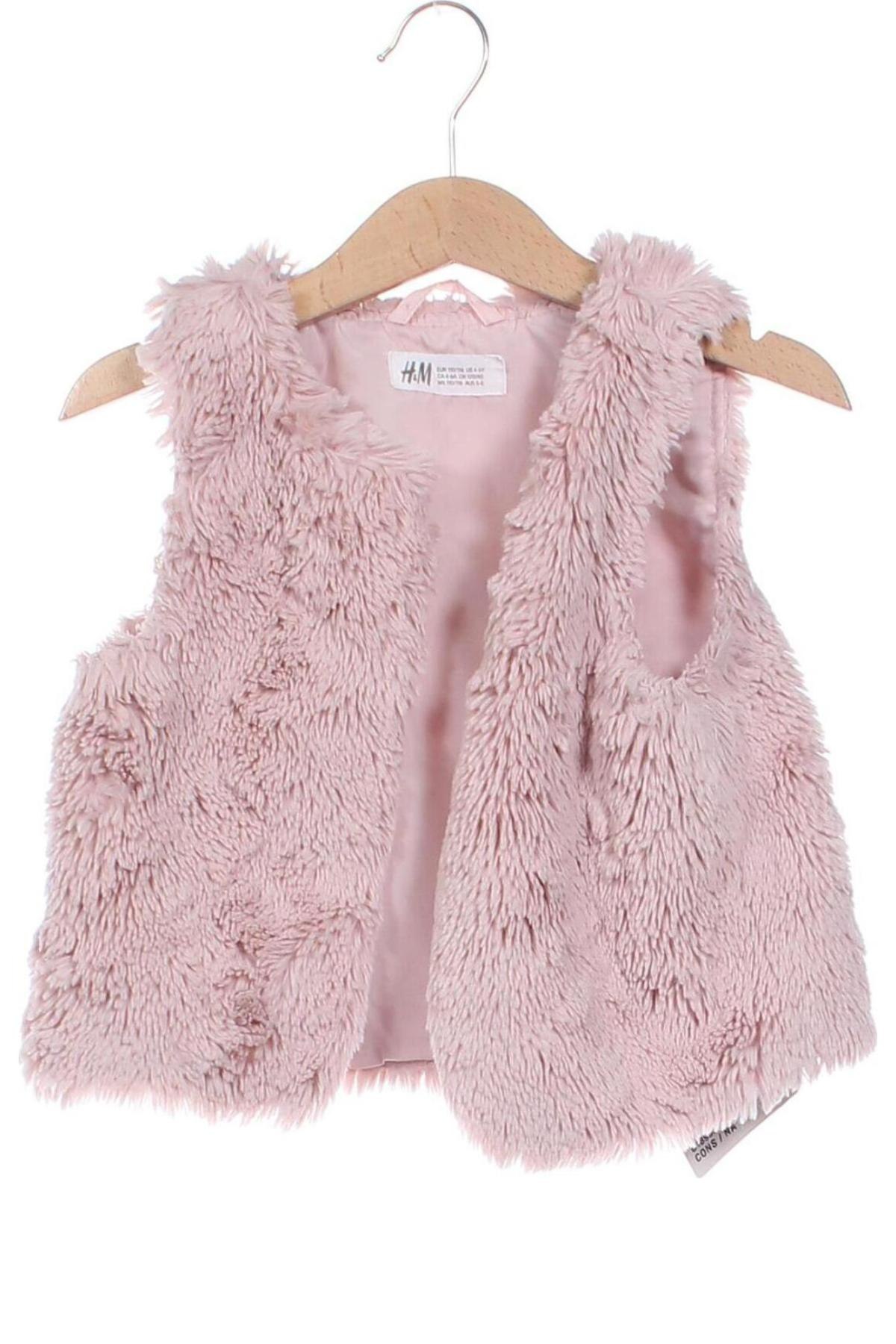 Detská vesta  H&M, Veľkosť 4-5y/ 110-116 cm, Farba Ružová, Cena  5,95 €