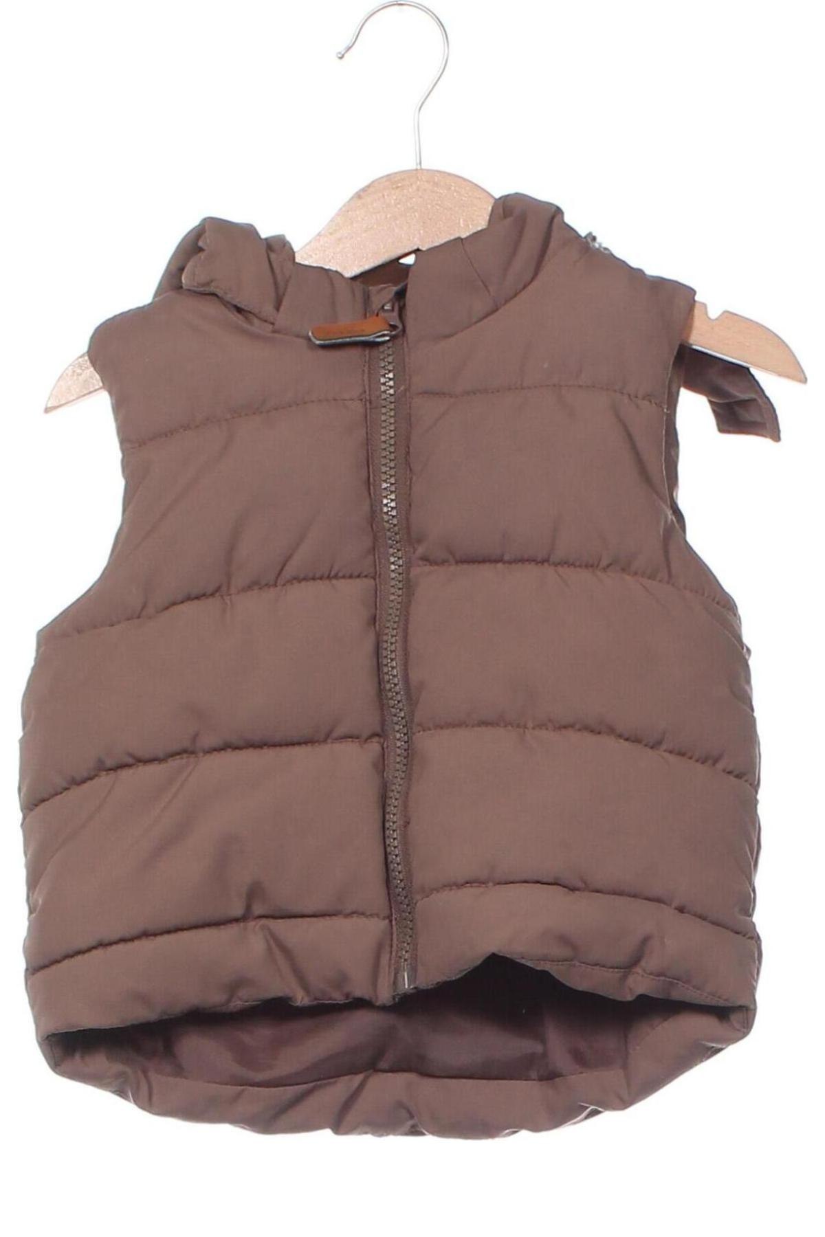 Dziecięca kamizelka H&M, Rozmiar 9-12m/ 74-80 cm, Kolor Brązowy, Cena 31,99 zł