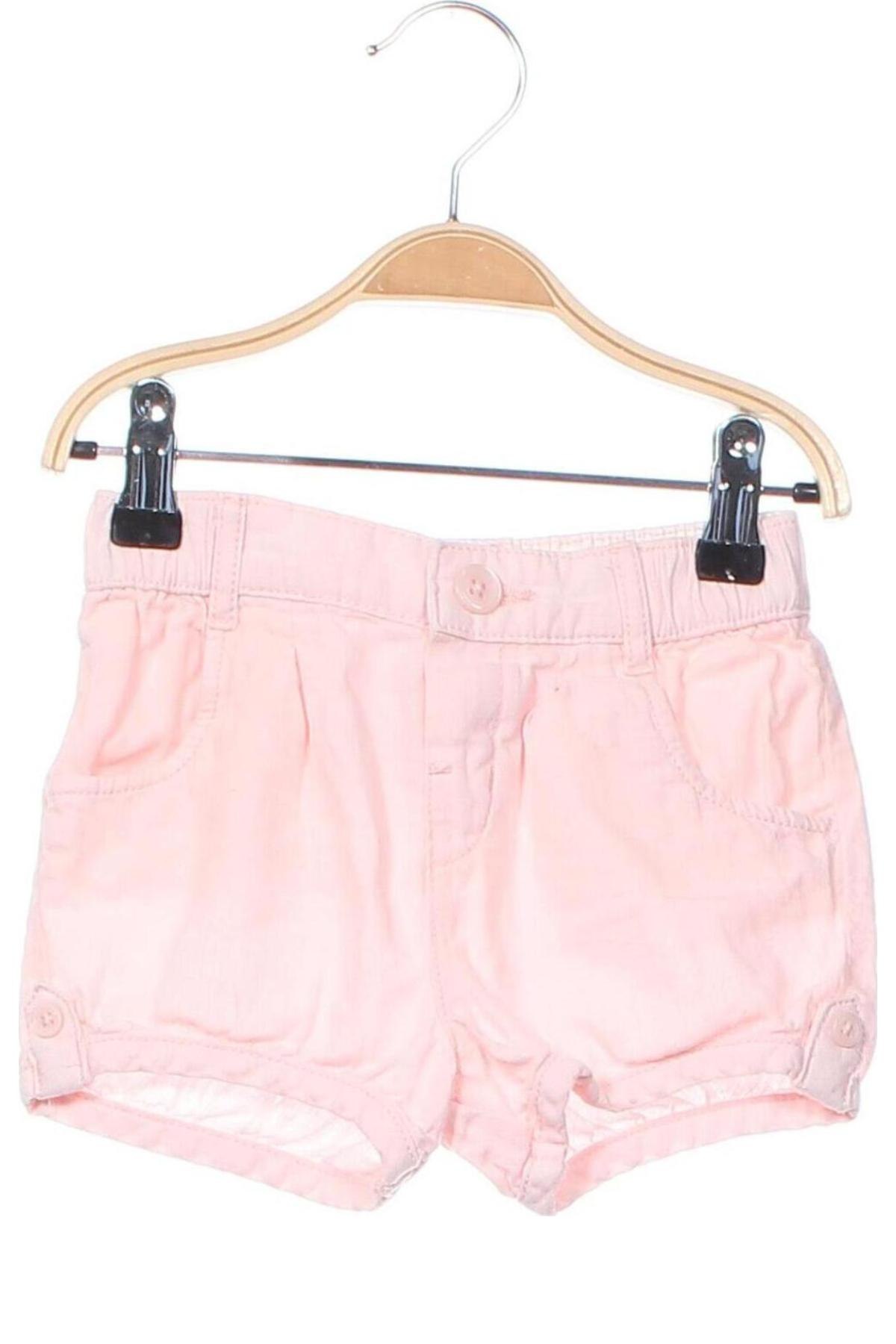 Kinder Shorts H&M, Größe 12-18m/ 80-86 cm, Farbe Rosa, Preis 4,99 €