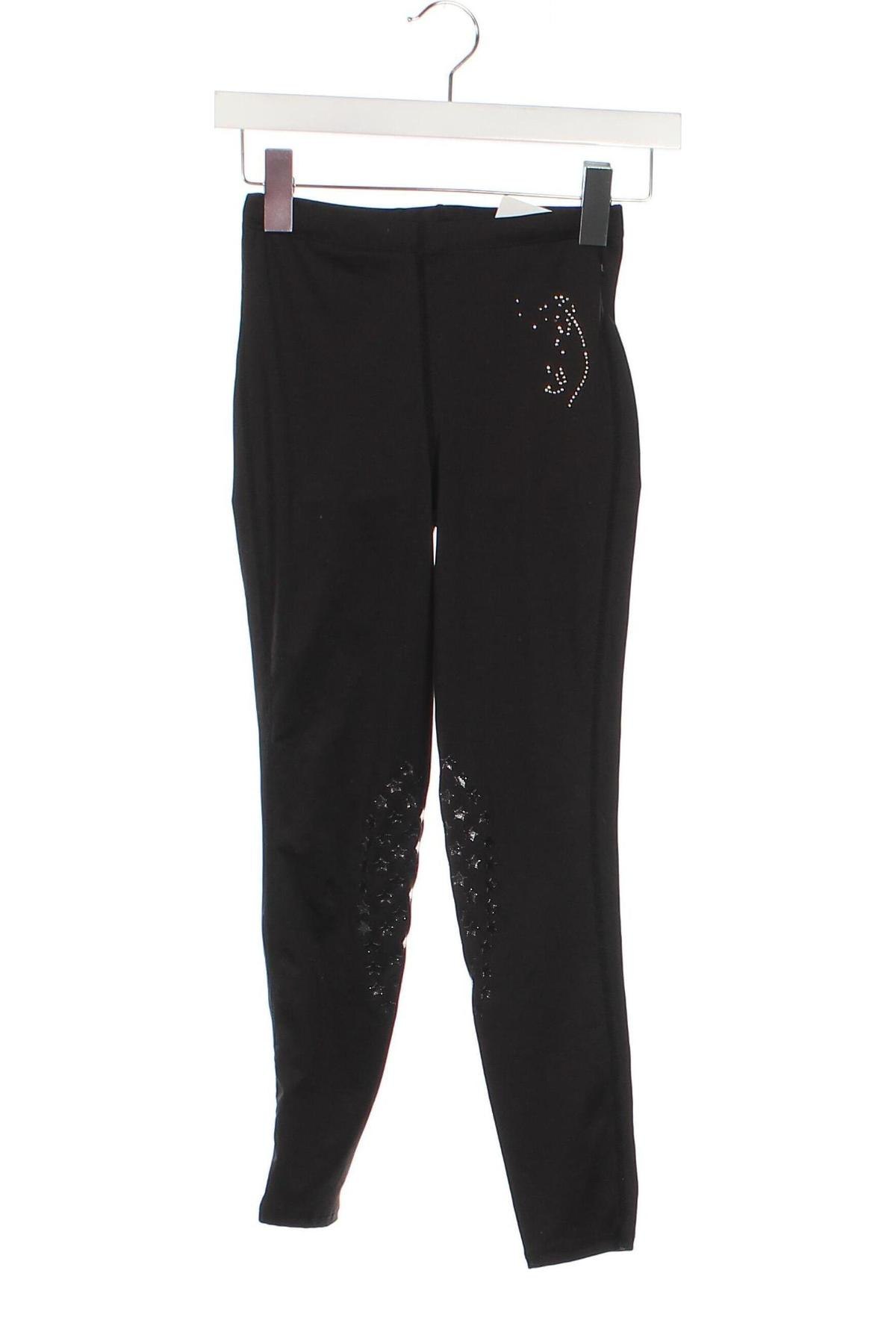 Dziecięce legginsy, Rozmiar 10-11y/ 146-152 cm, Kolor Czarny, Cena 29,99 zł